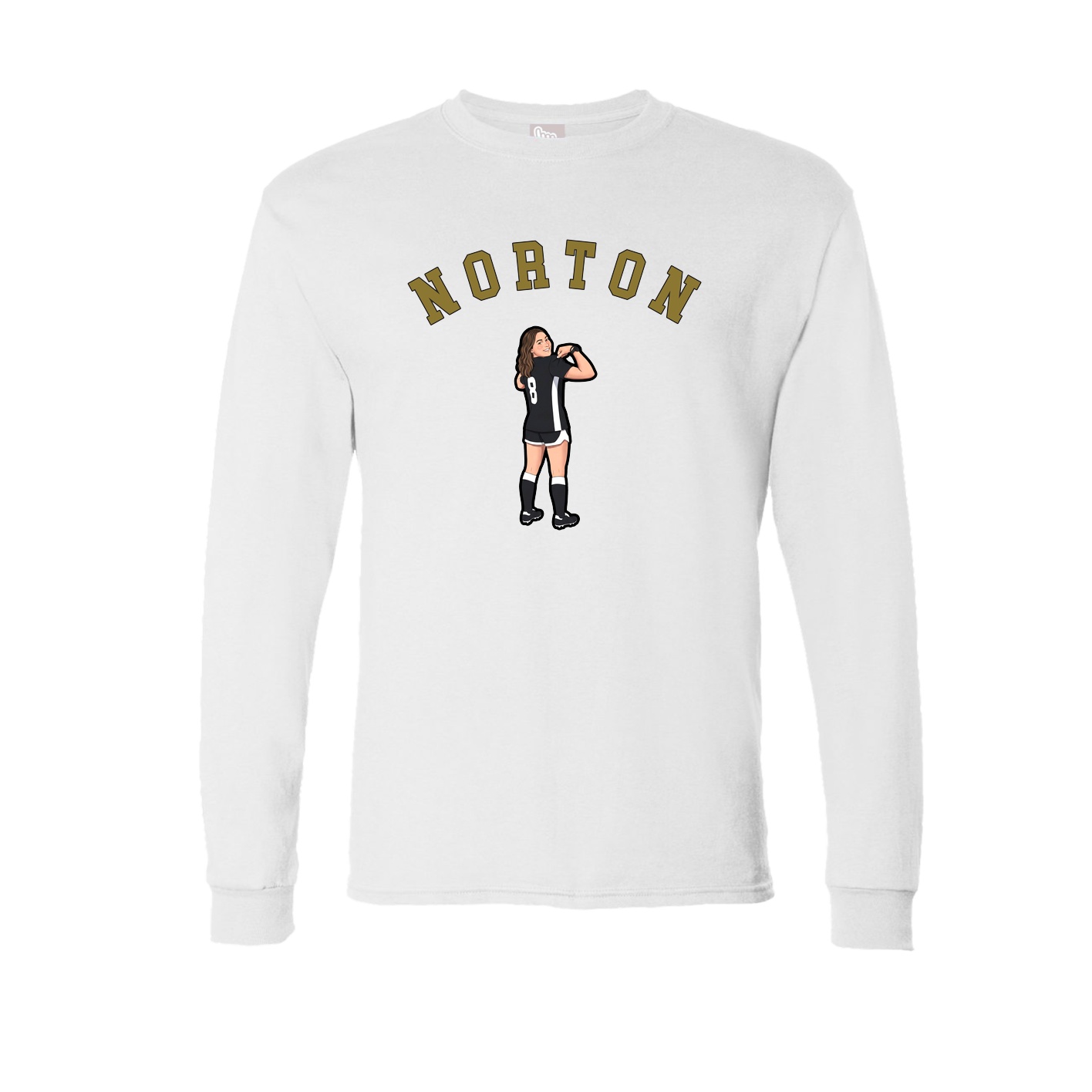 Long Sleeve Tee — Shirsey Arch in White