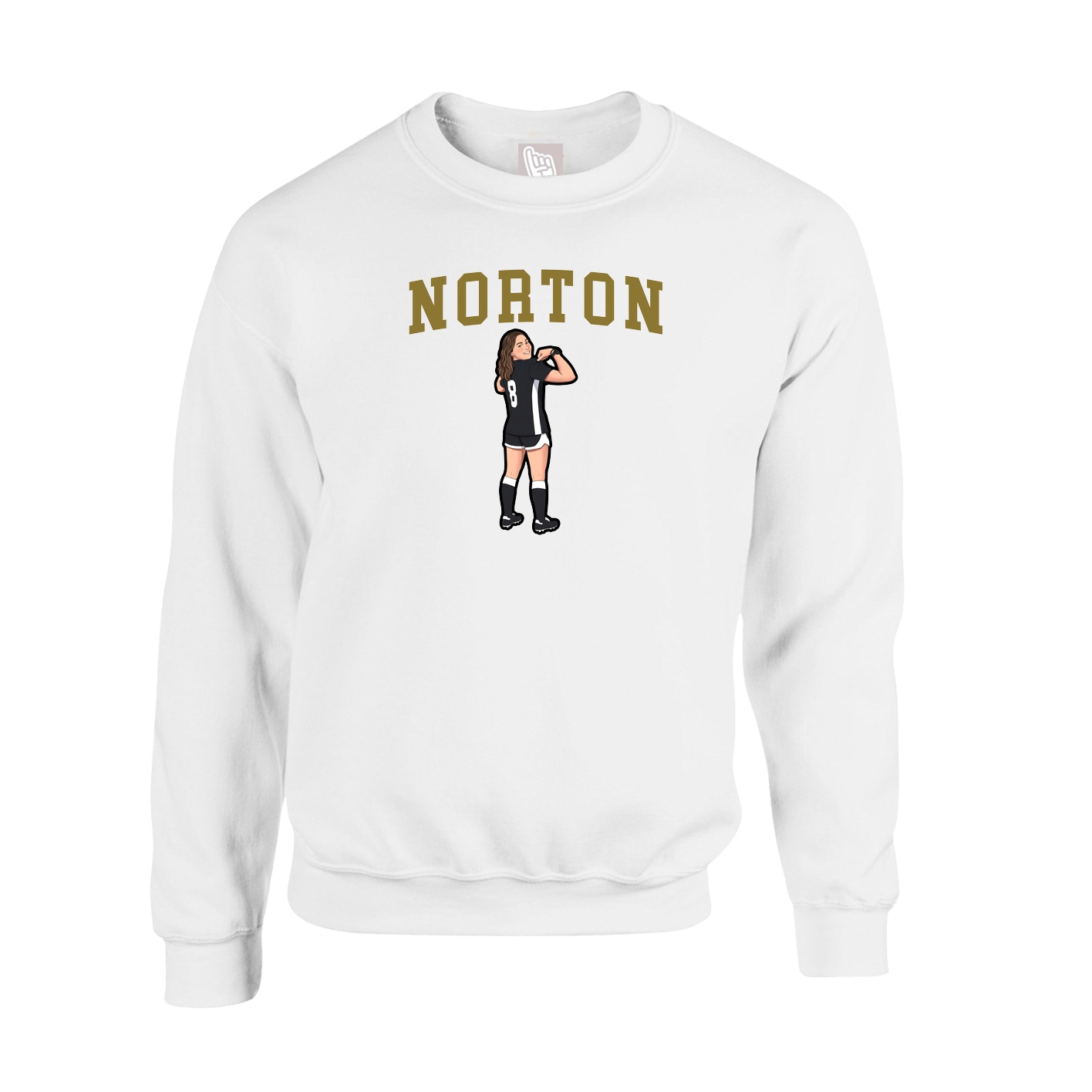 Fleece Crew — Shirsey in White