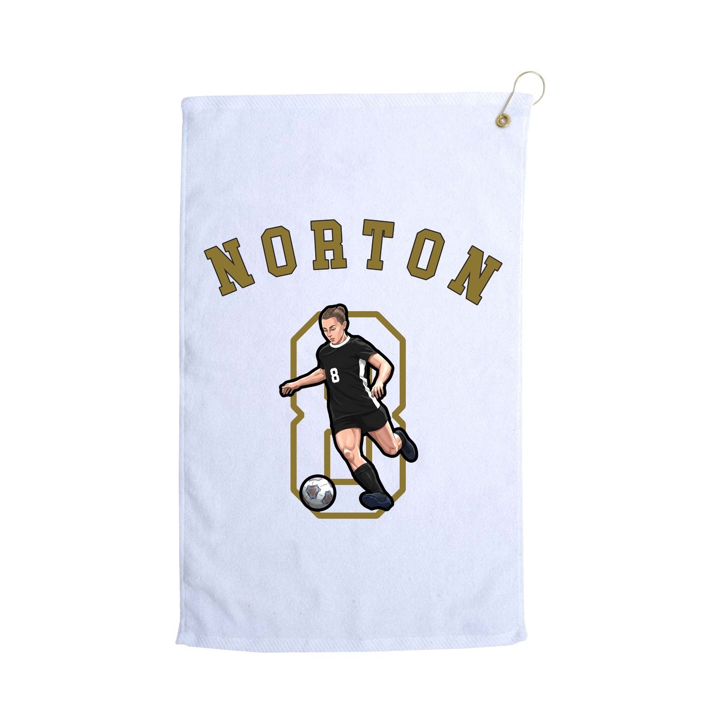 Golf Towel — Shirsey Arch in White