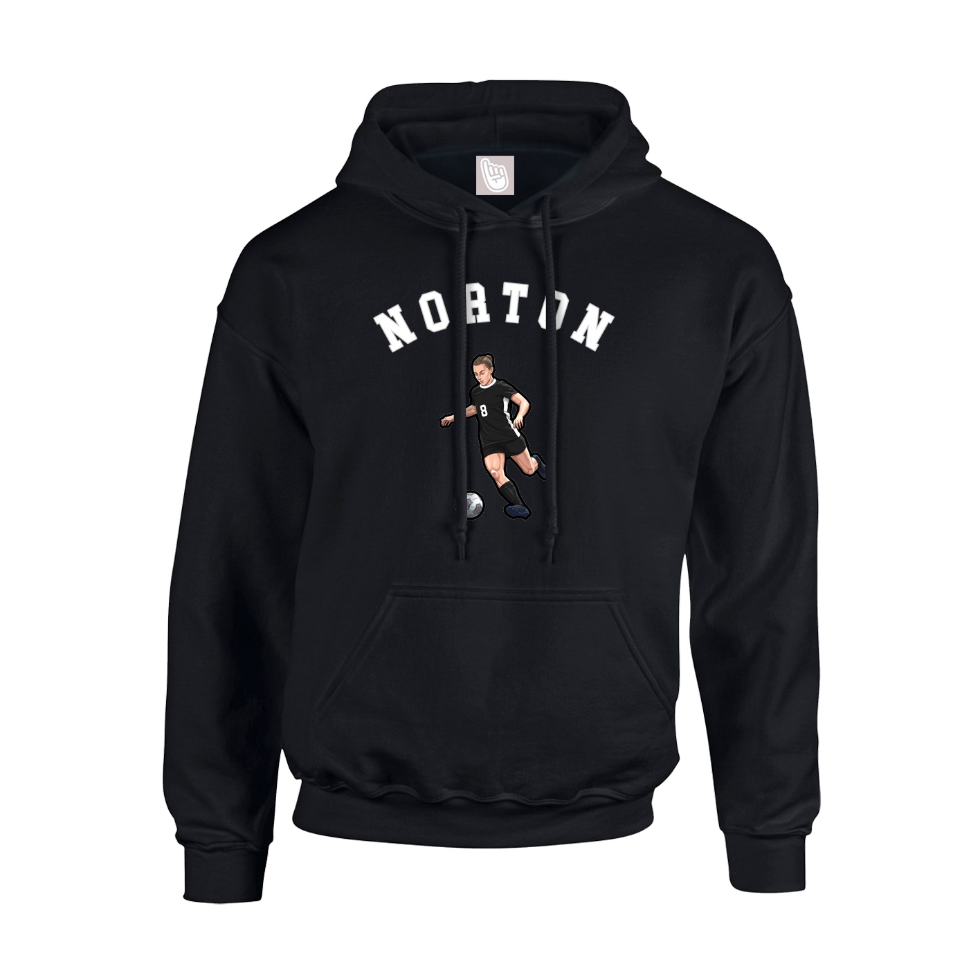 Youth Hoodie — Shirsey Arch in Black