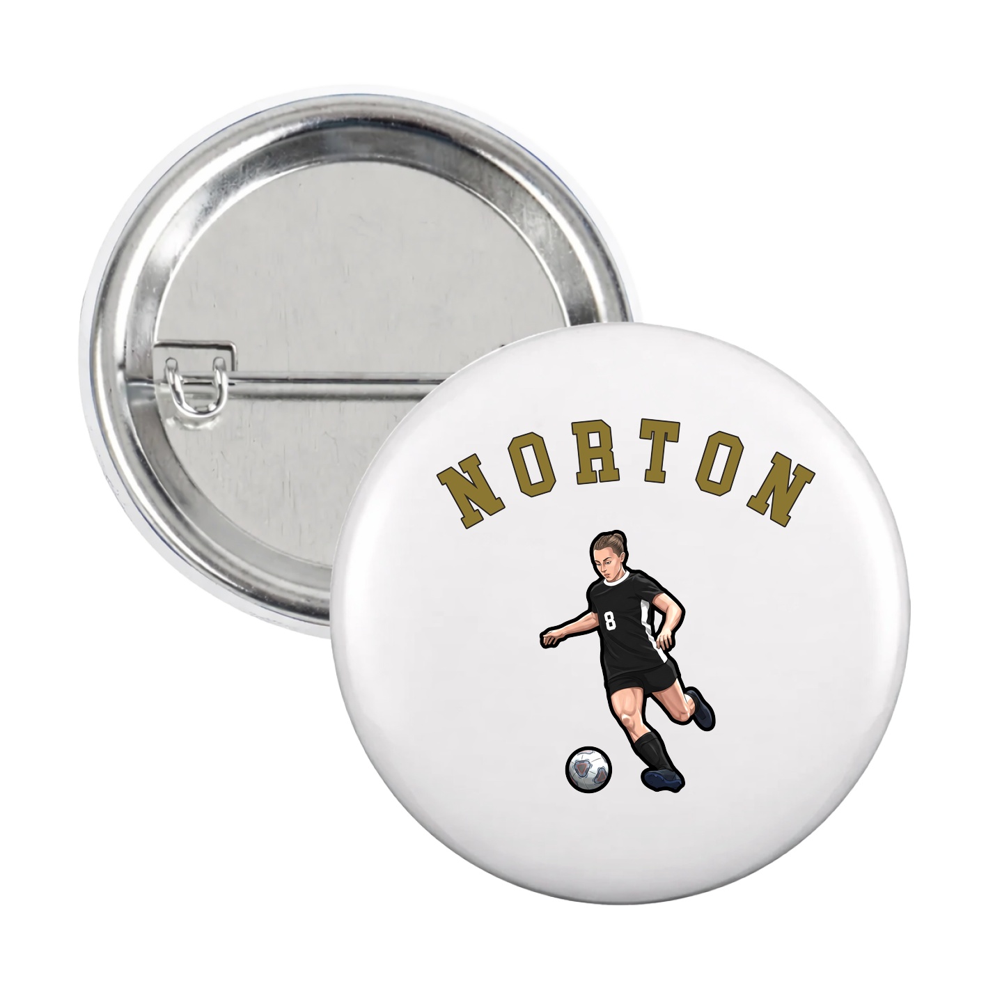 Game Day Button — Shirsey Arch in White