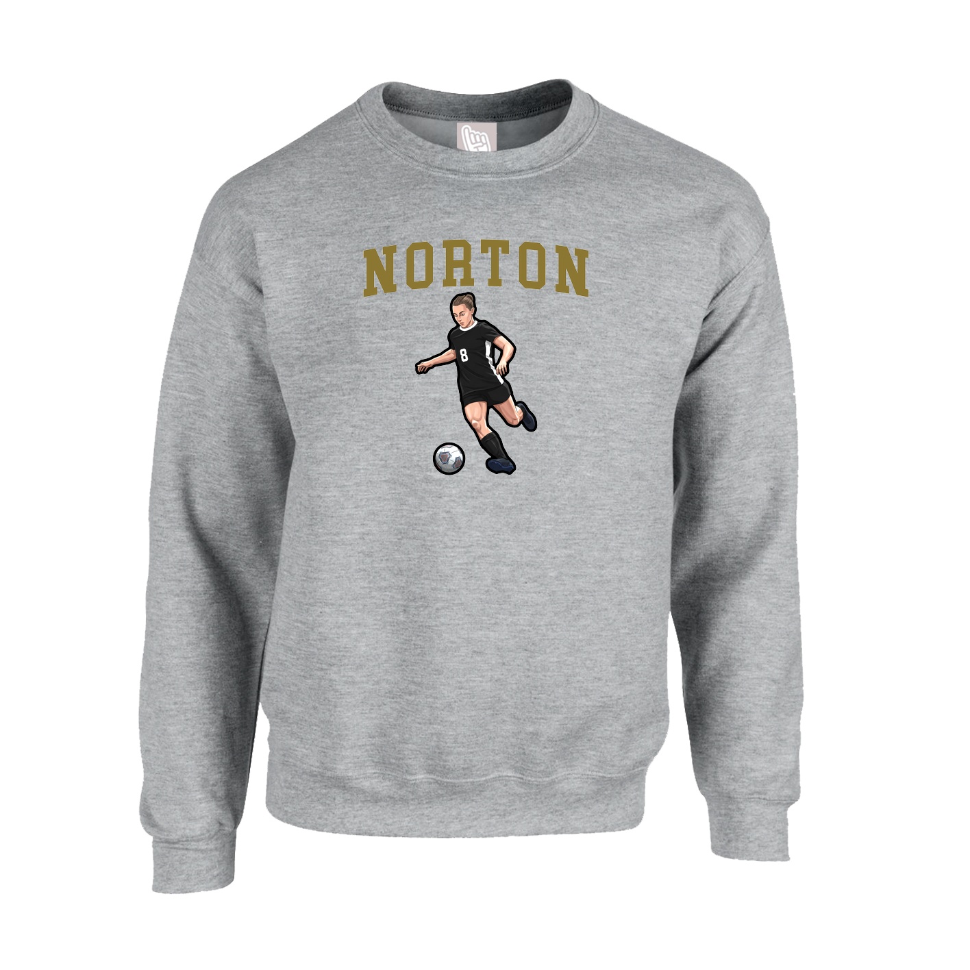 Fleece Crew — Shirsey in Grey