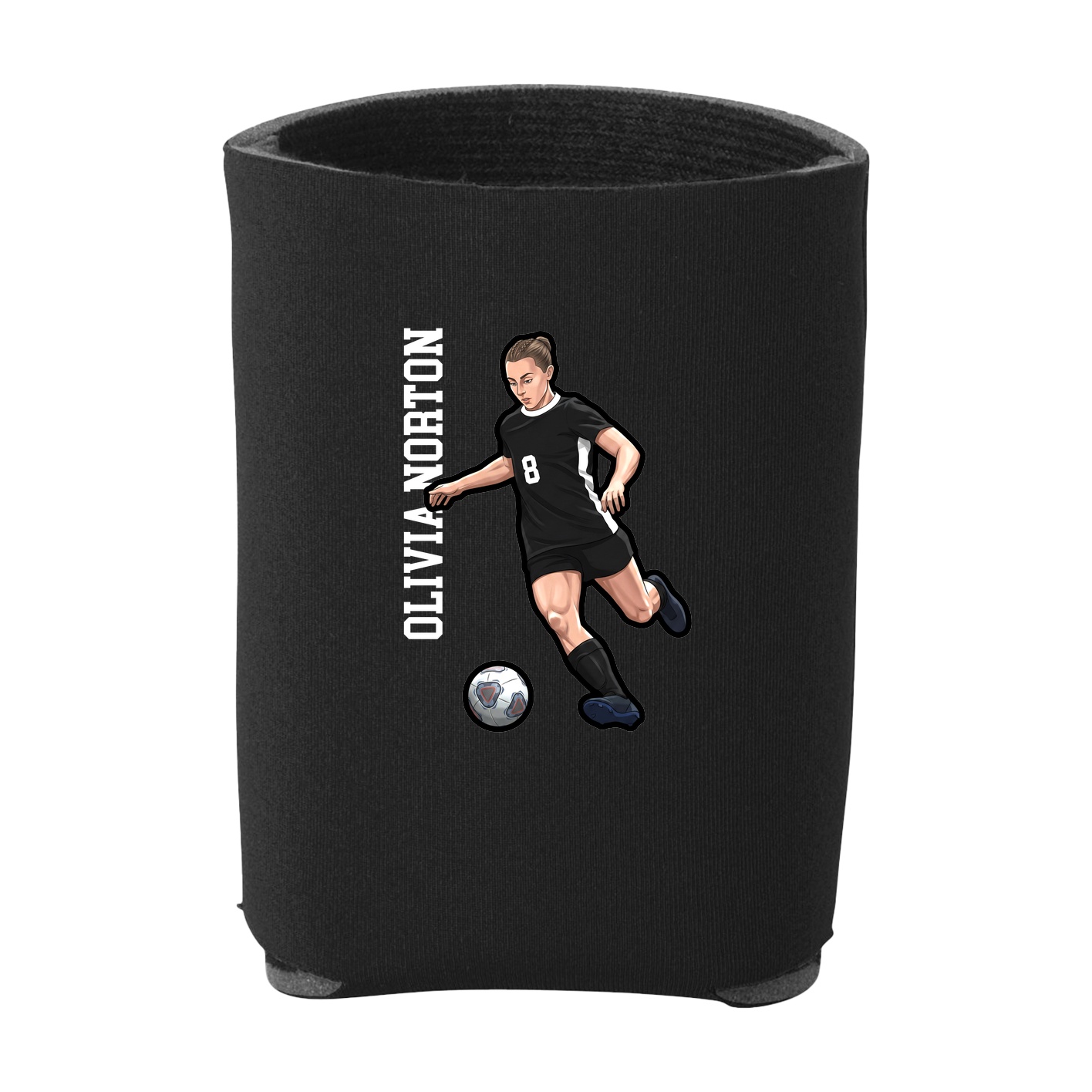 Can Holder — Name Vertical in Black
