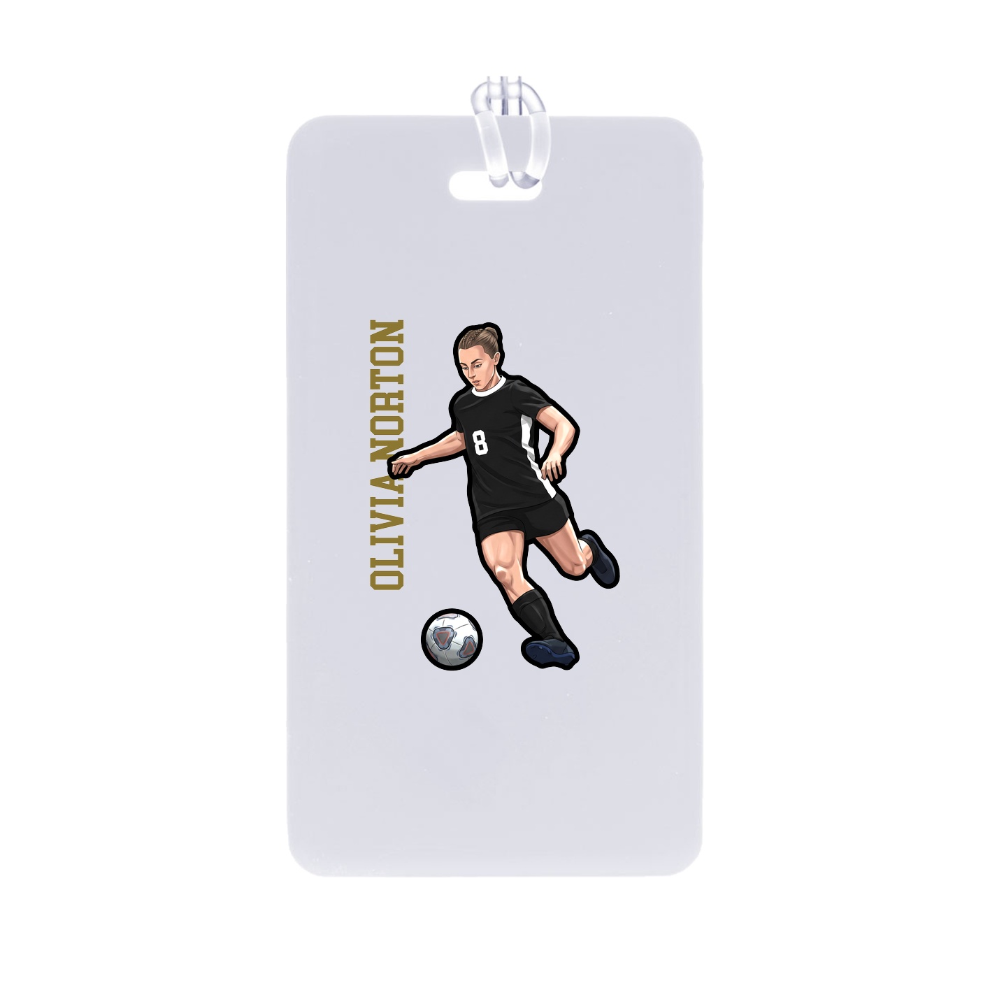 Bag Tag — Name Vertical in Classic
