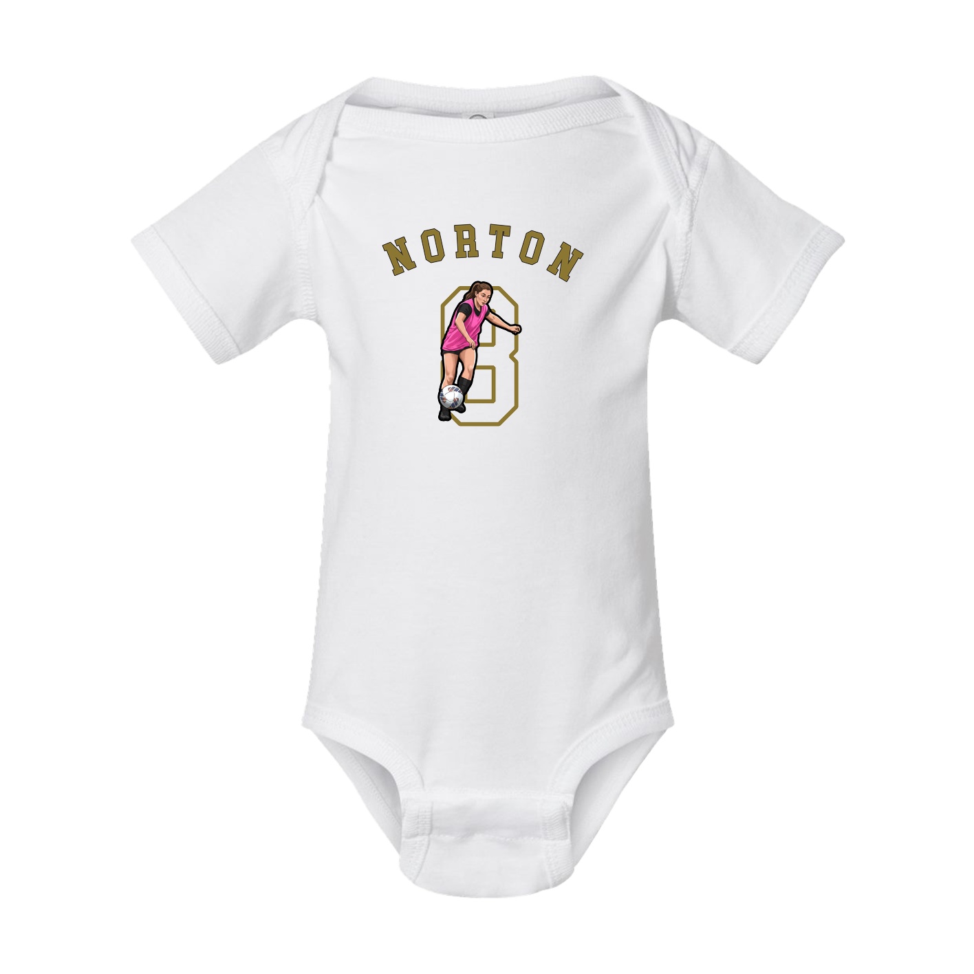 Baby Onesie — Shirsey Arch in White
