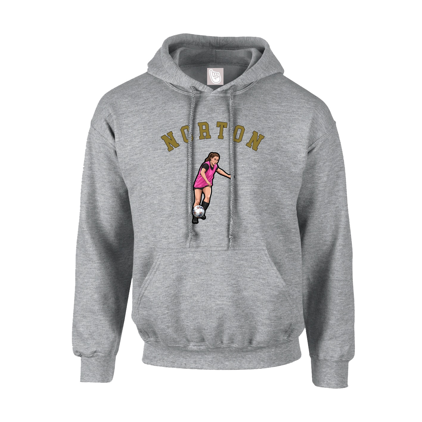 Youth Hoodie — Shirsey Arch in Grey