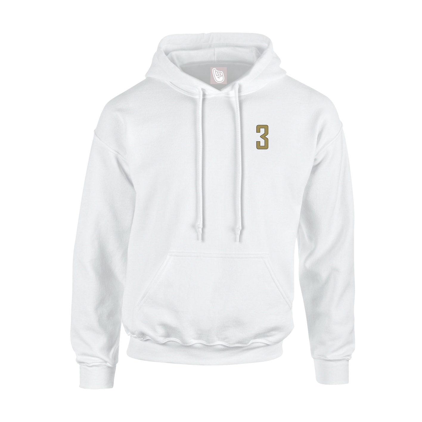 Youth Hoodie — Front Shirsy in White