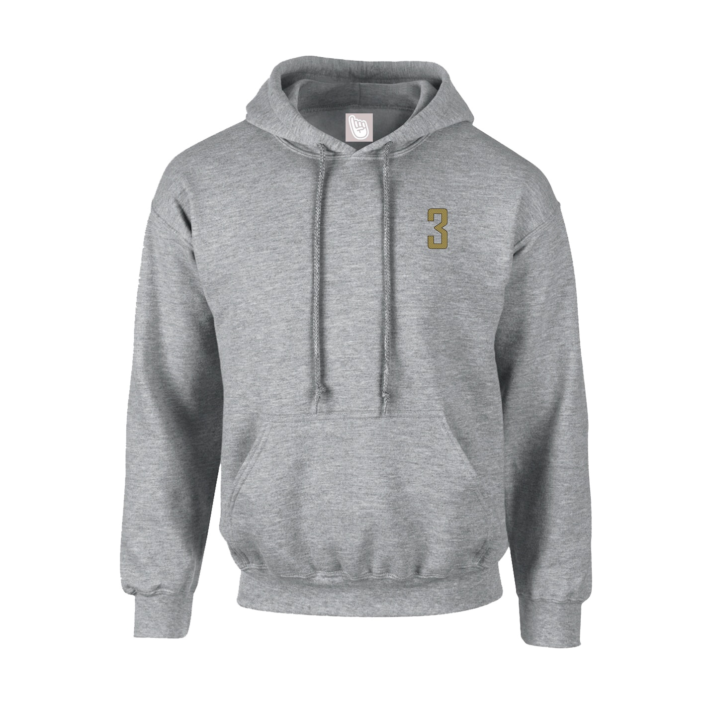 Youth Hoodie — Front Shirsy in Grey