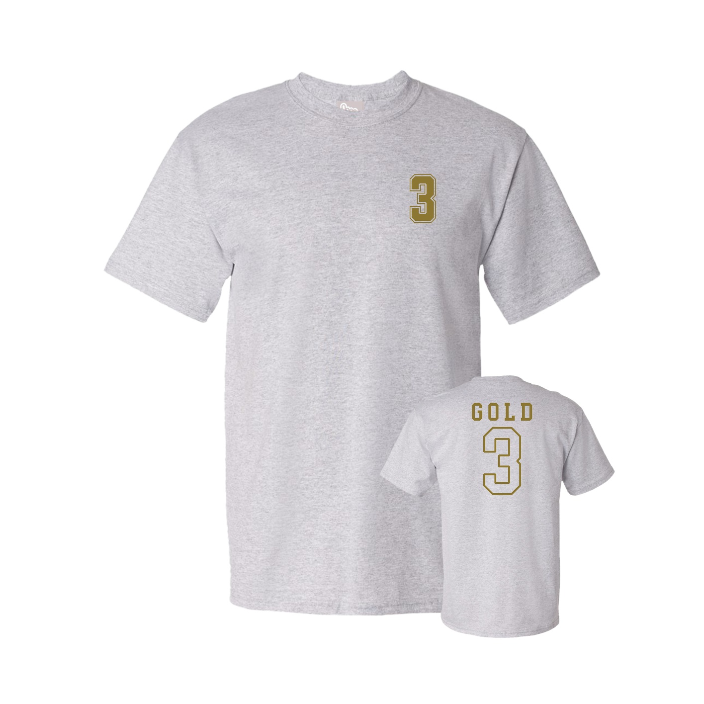 Tee — Chest Back in Grey