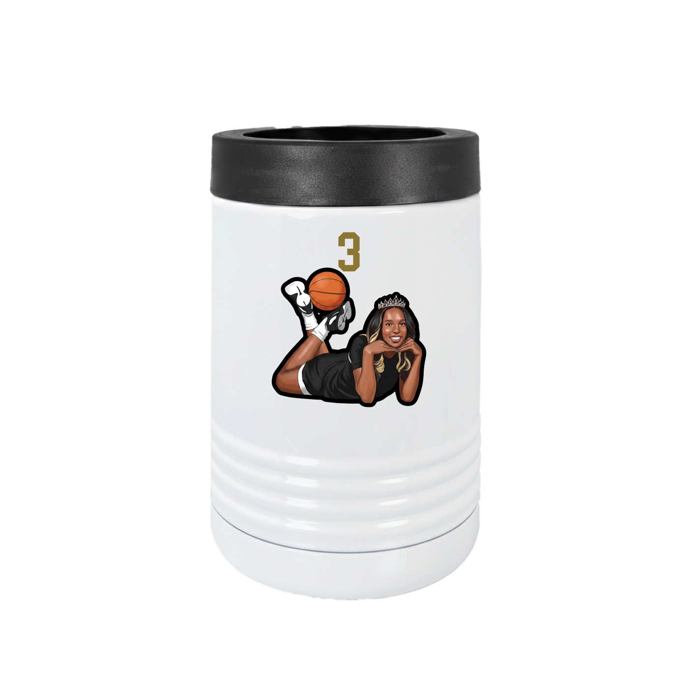 Beverage Holder — Number Top in White