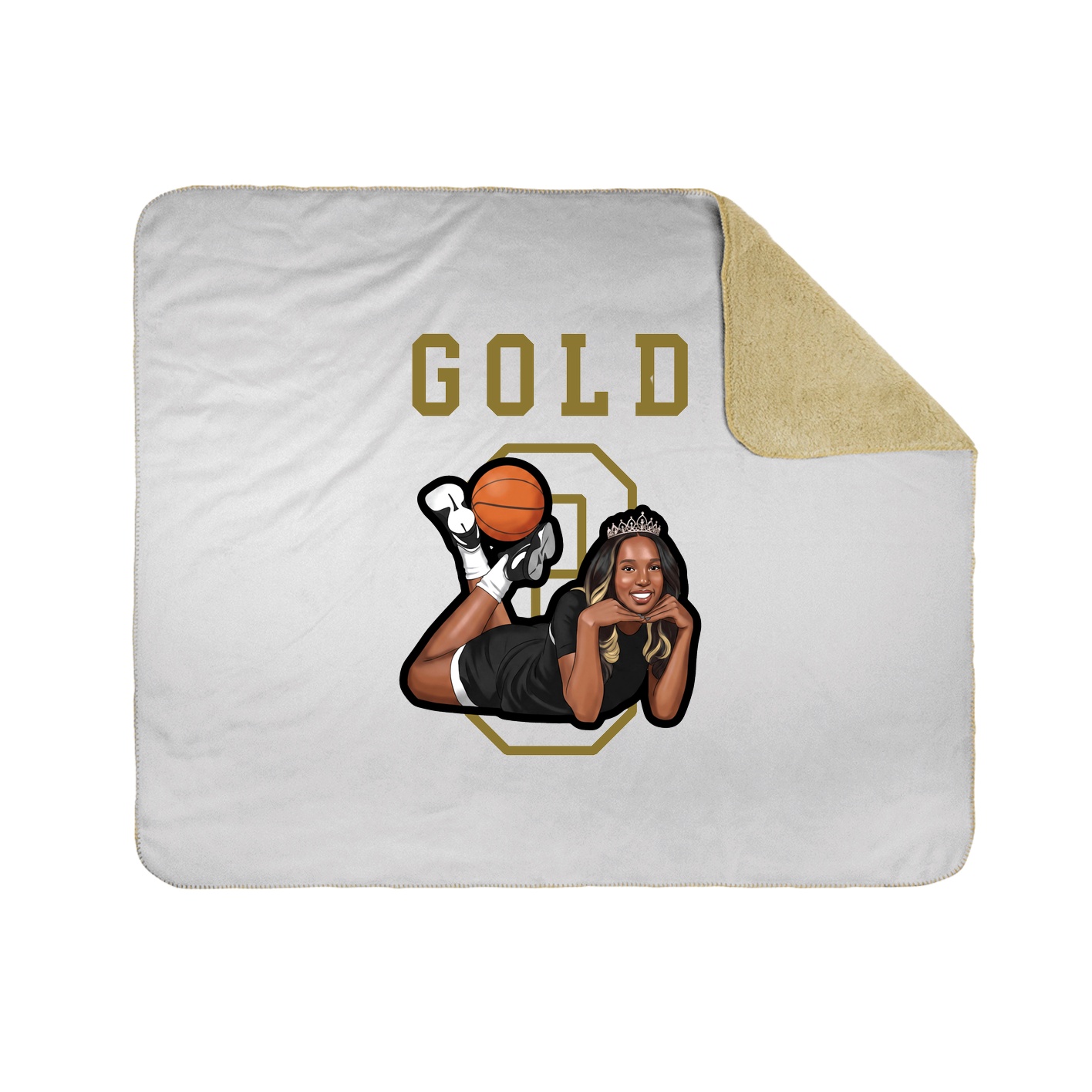 Throw Blanket — Shirsey in White