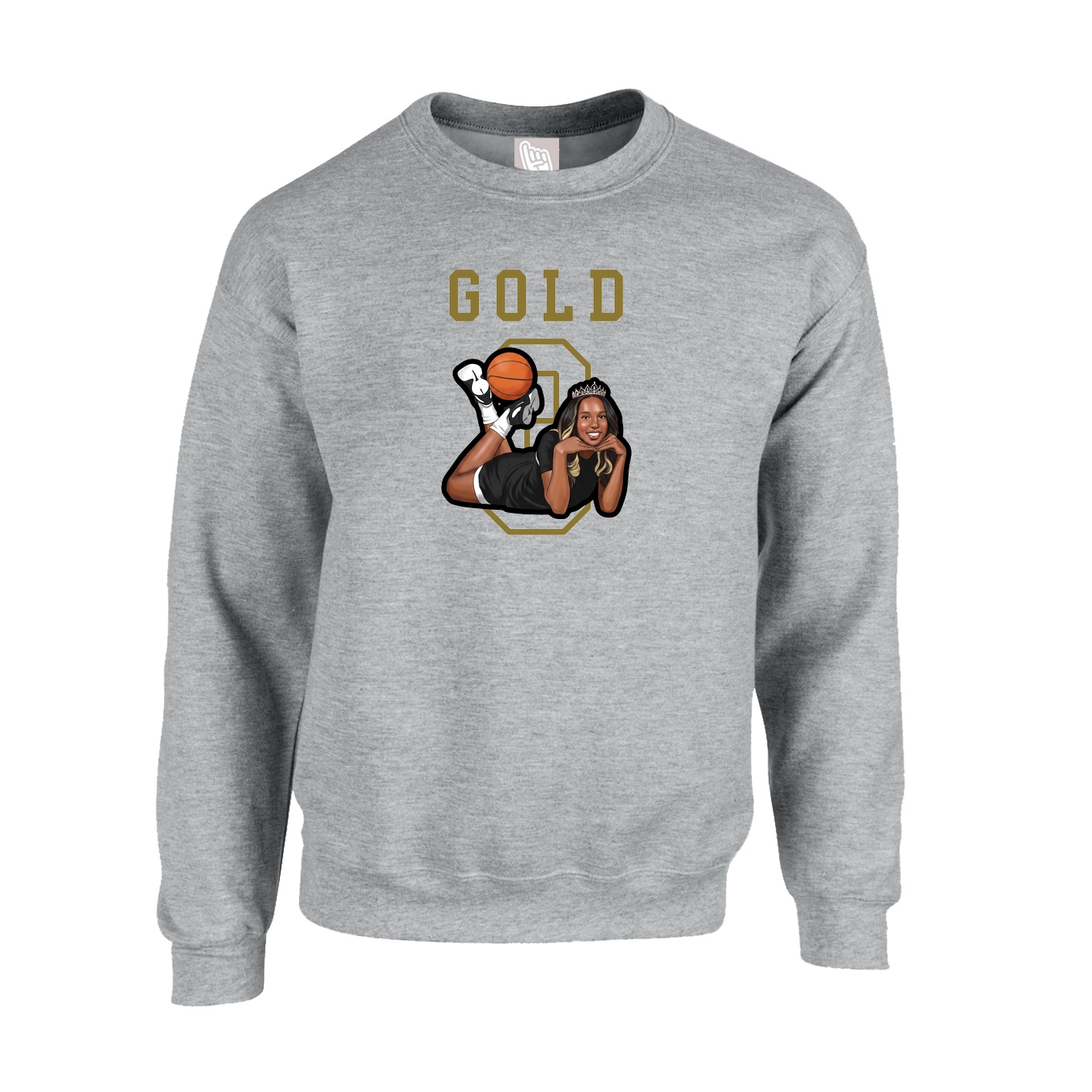 Fleece Crew — Shirsey in Grey