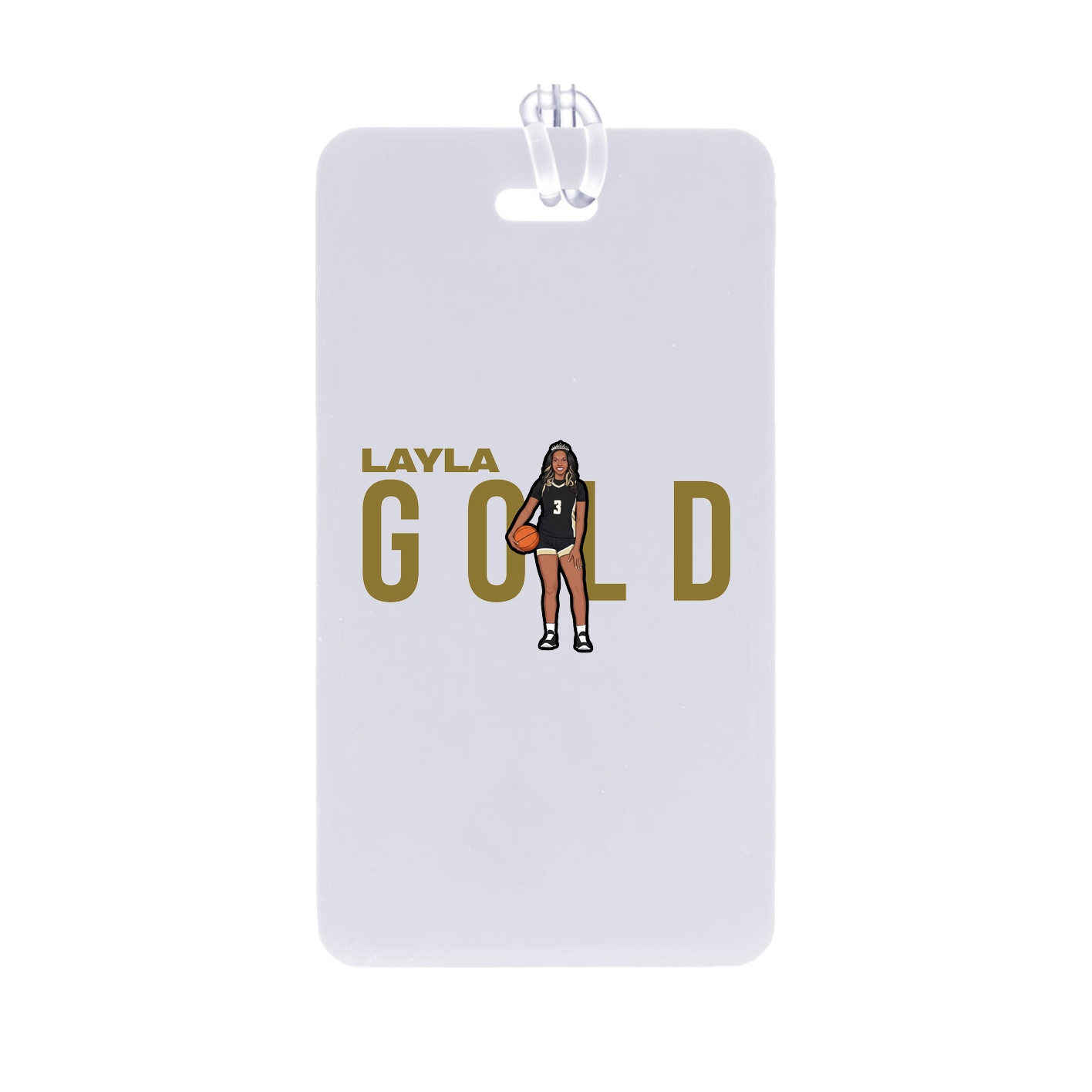 Bag Tag — Player Name in Classic