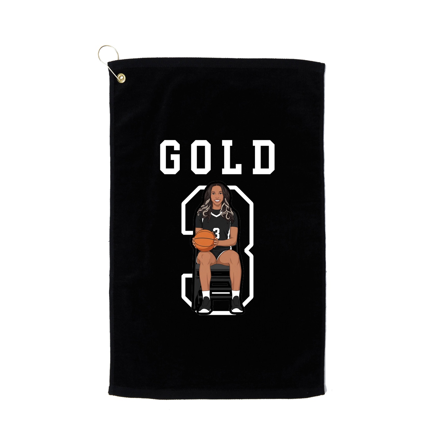 Golf Towel — Shirsey in Black