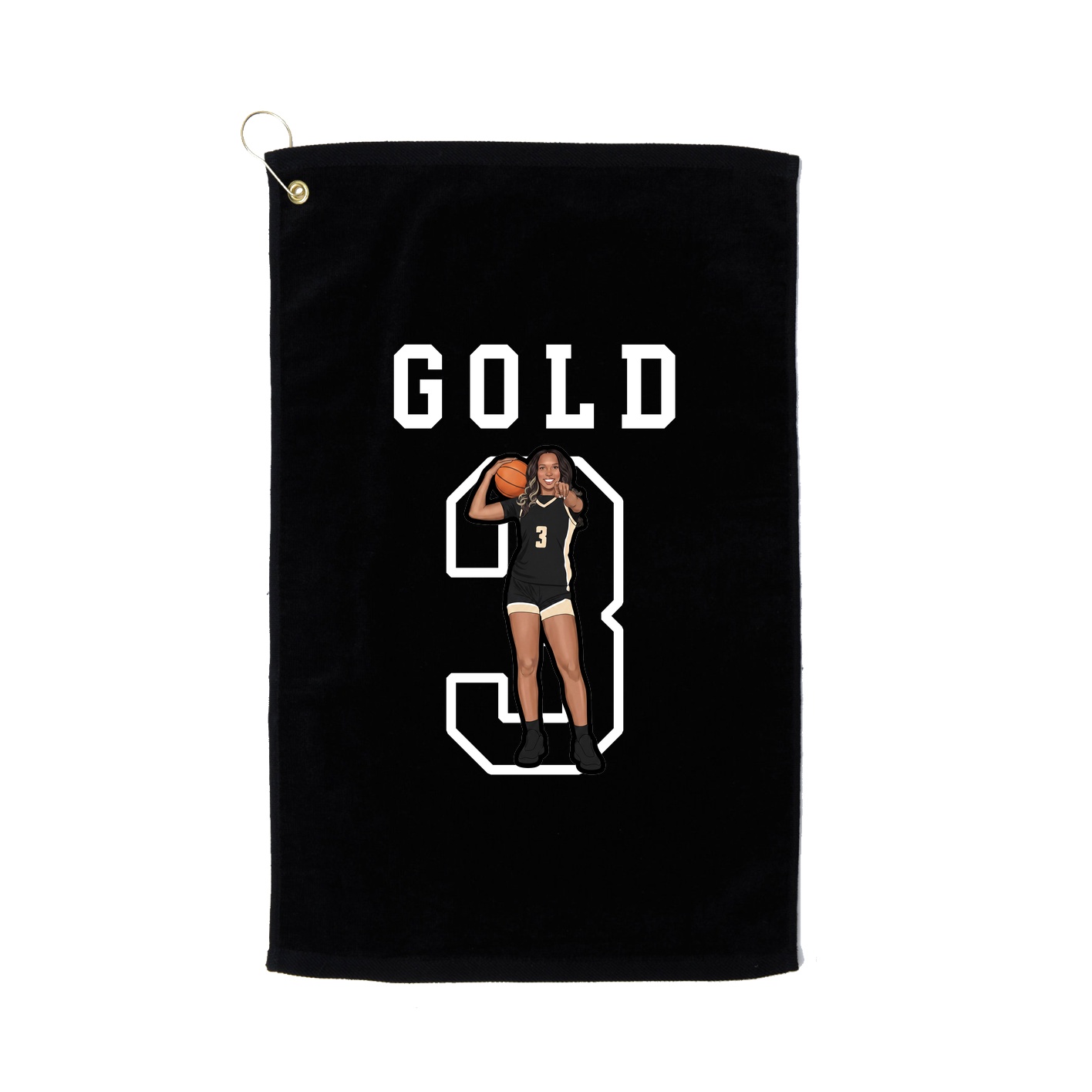 Golf Towel — Shirsey in Black