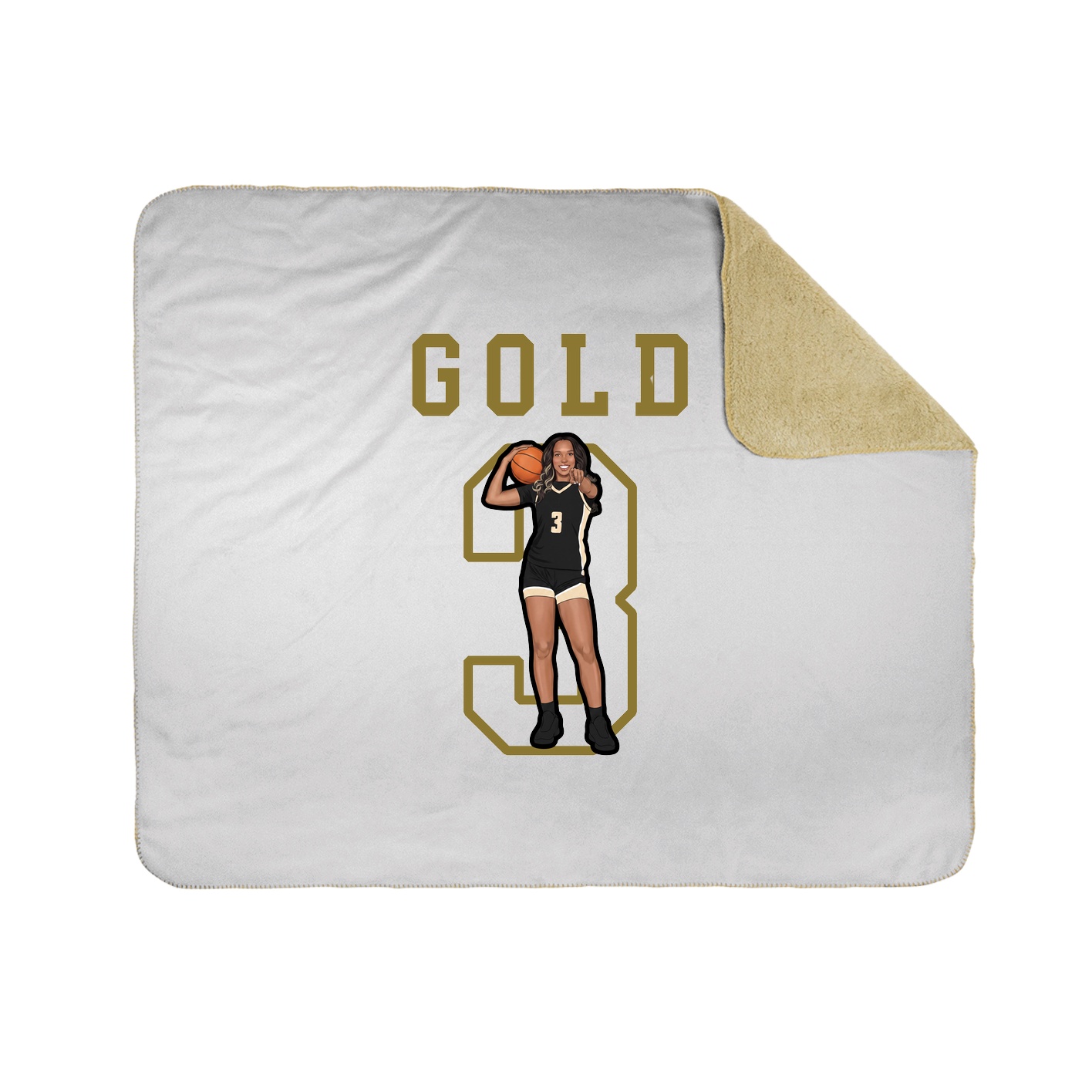 Throw Blanket — Shirsey in White