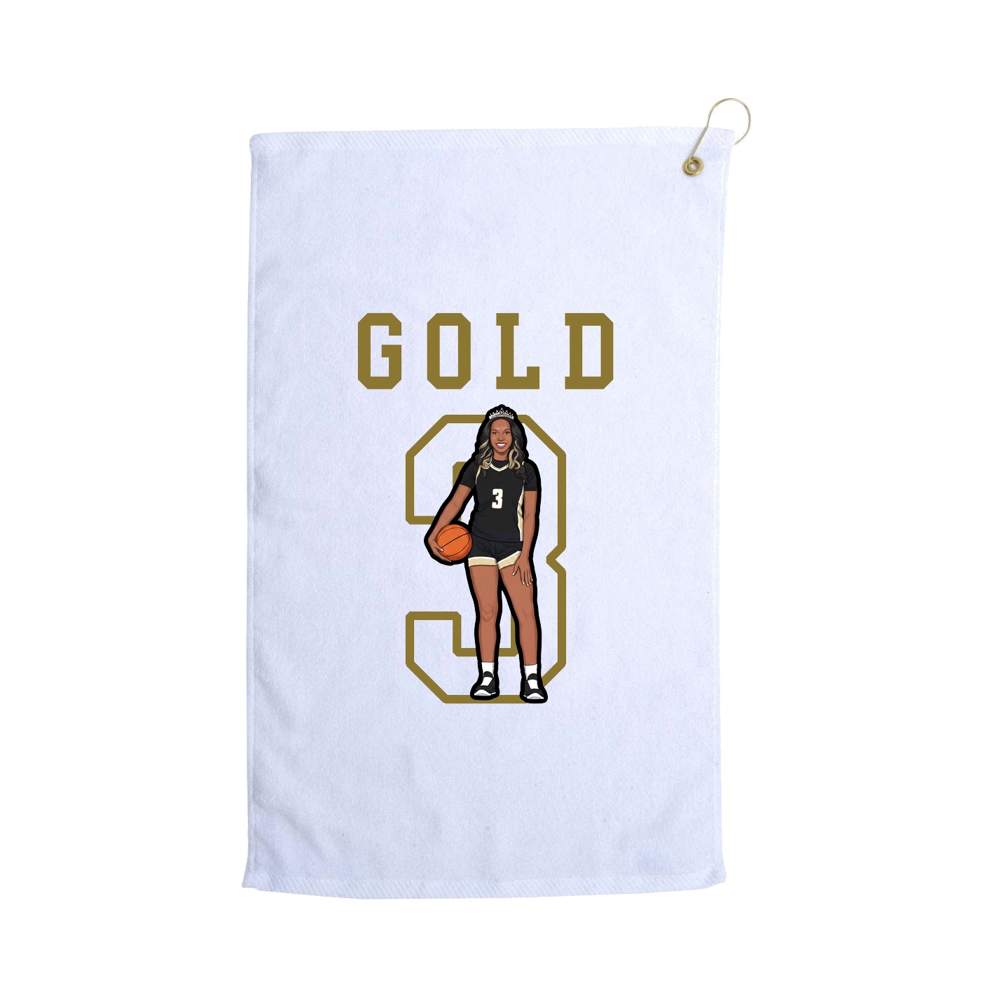 Golf Towel — Shirsey in White
