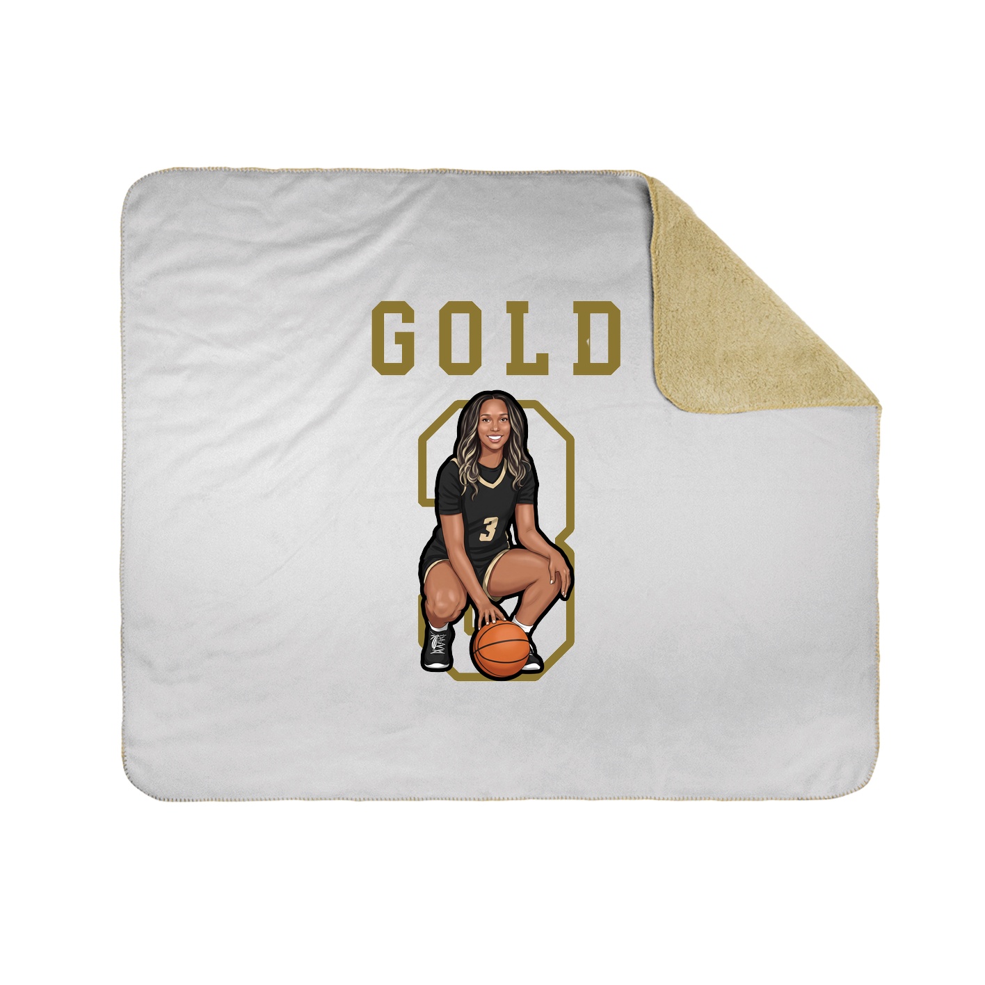 Throw Blanket — Shirsey in White