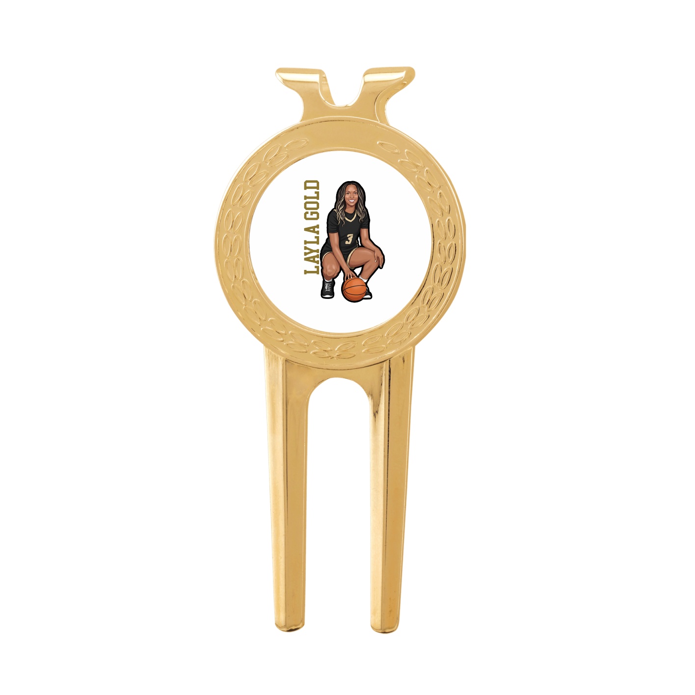 Divot Tool with Ball Marker — Name Vertical in Classic