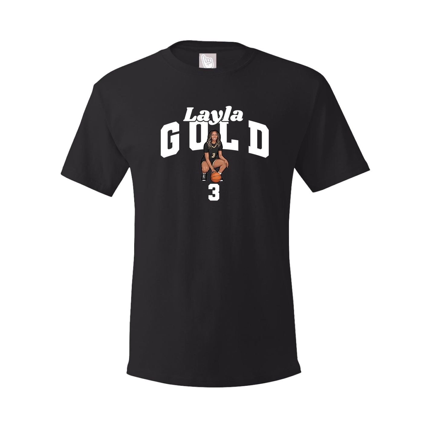 Tee — Signature Arch in Black