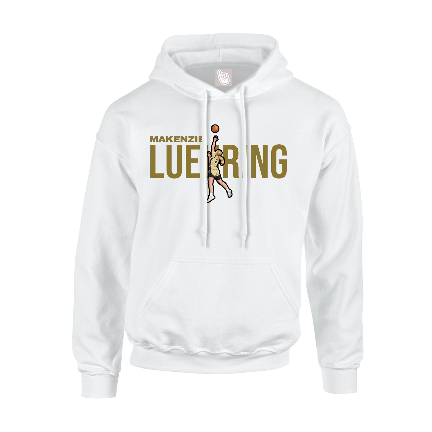 Hoodie — Player Name in White