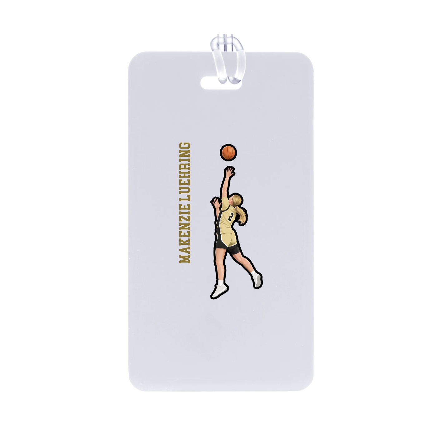 Bag Tag — Name Vertical in Classic