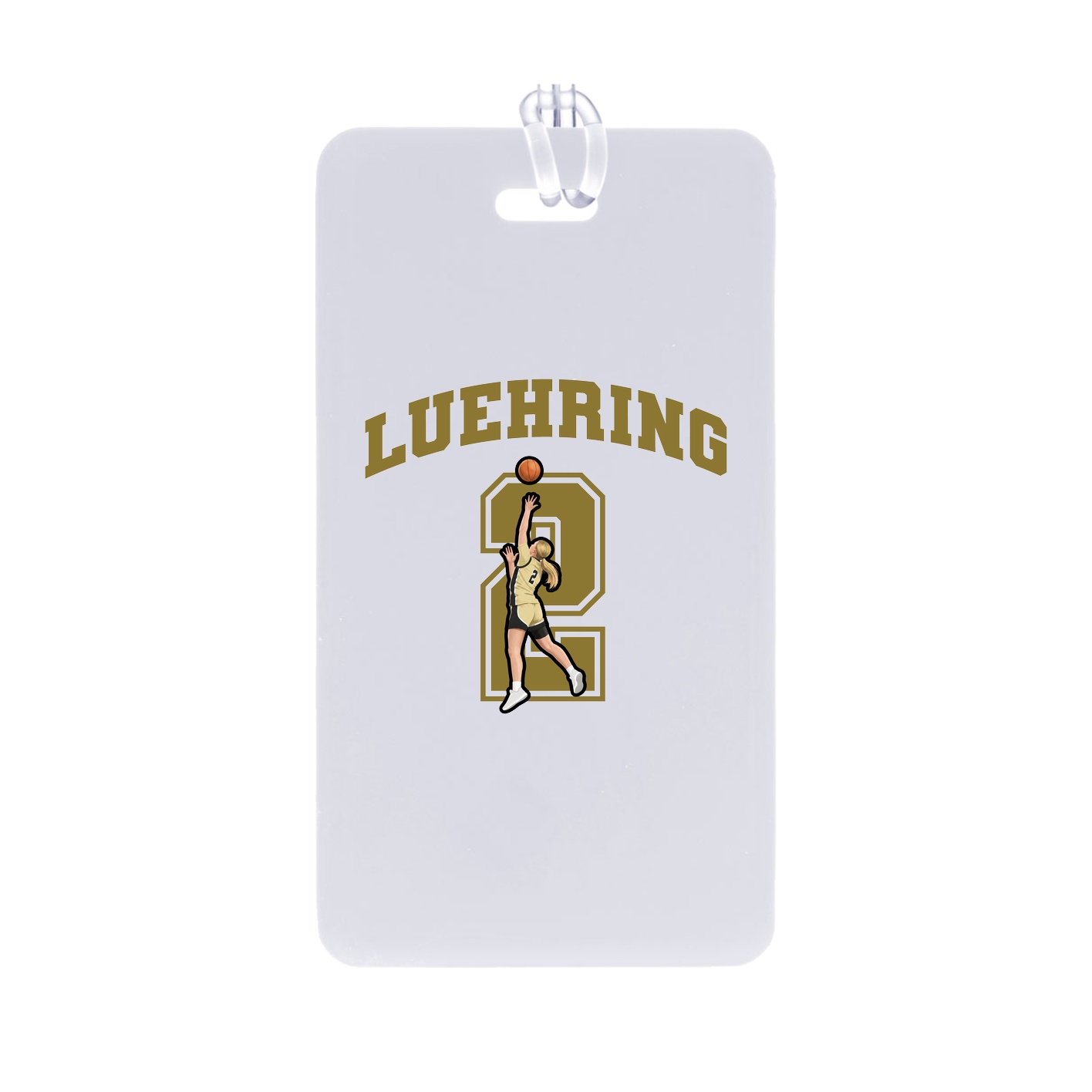 Bag Tag — Number in Classic