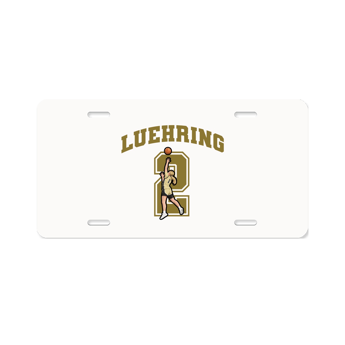 License Plate — Number in Classic