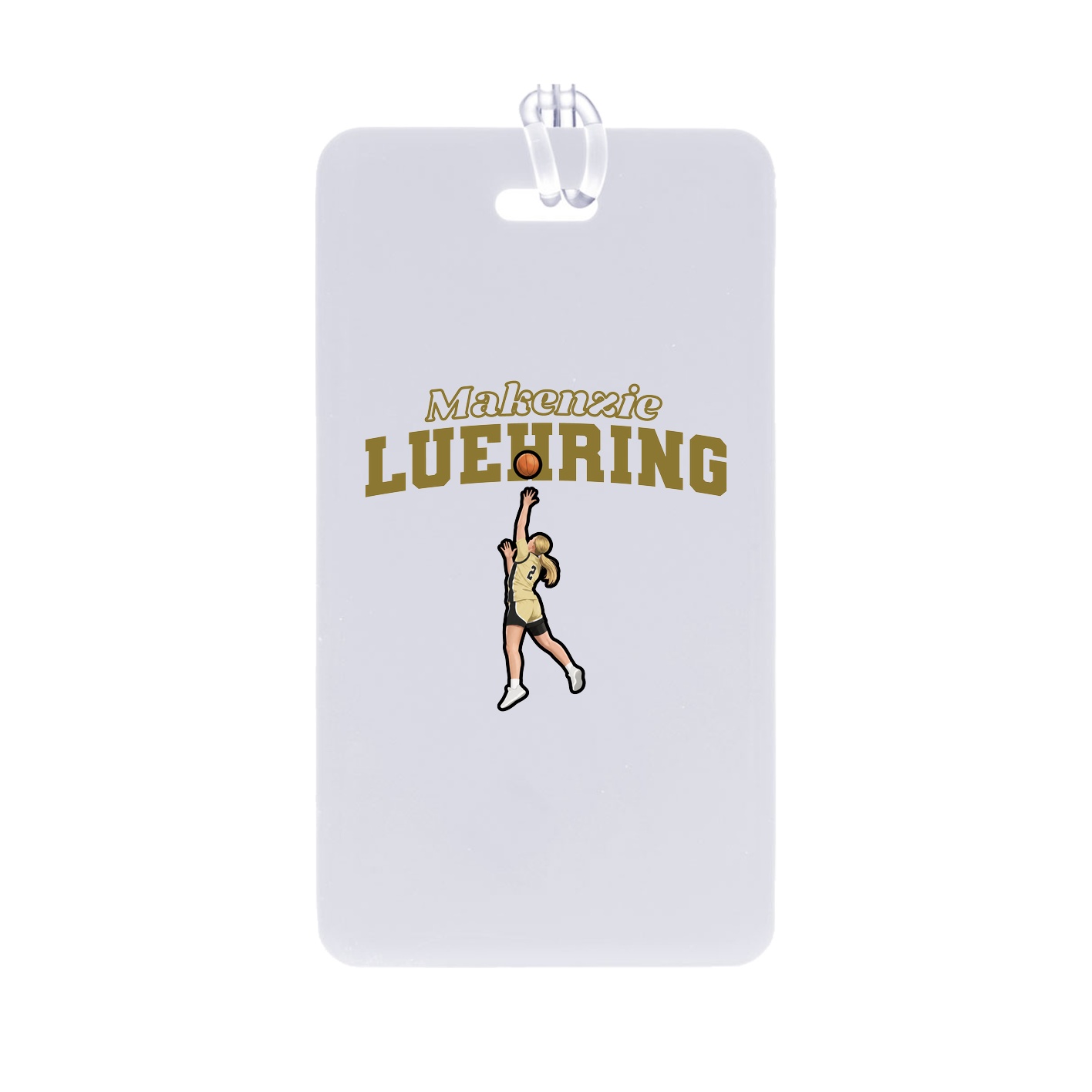 Bag Tag — Name Arch in Classic