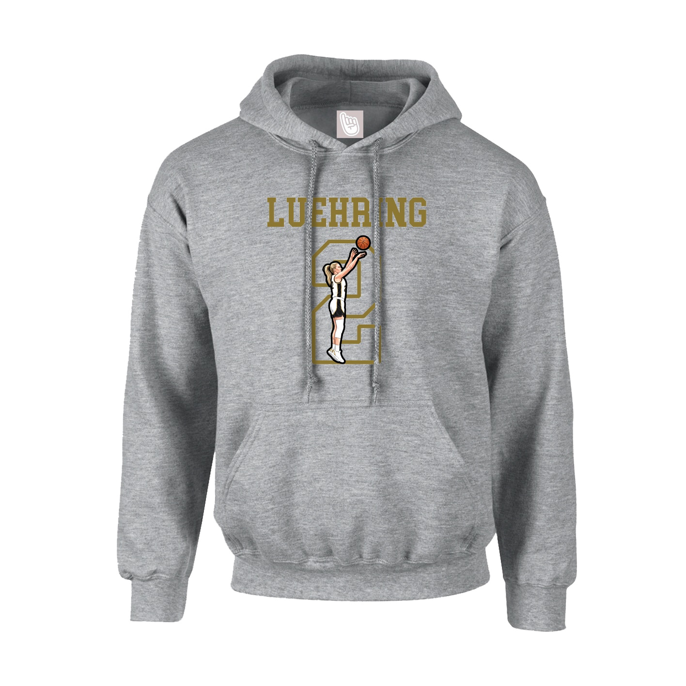 Hoodie — Shirsey in Grey