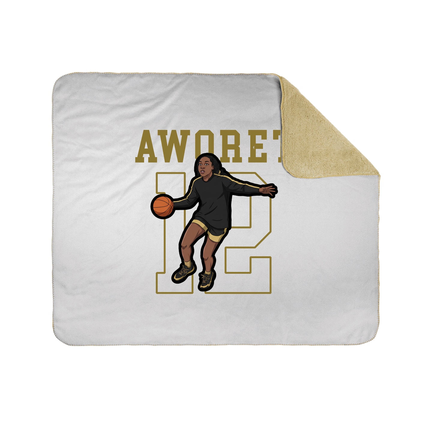 Throw Blanket — Shirsey in White