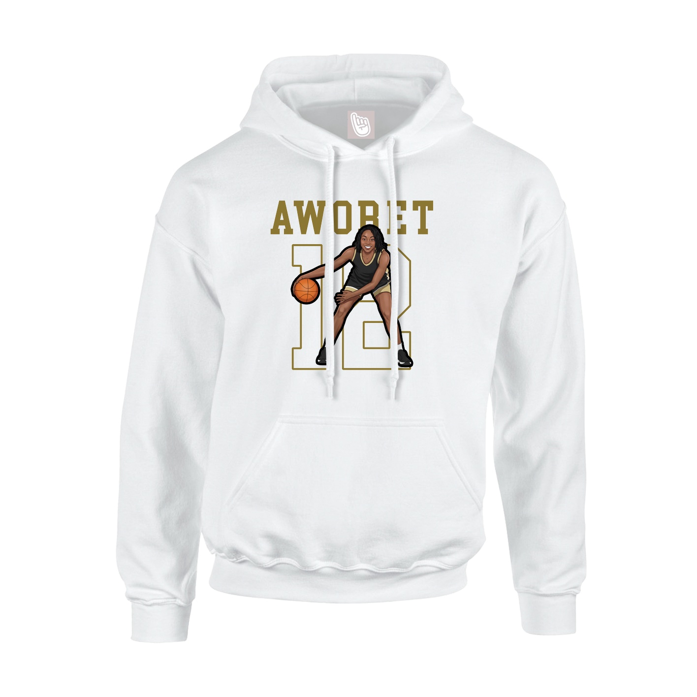 Hoodie — Shirsey in White