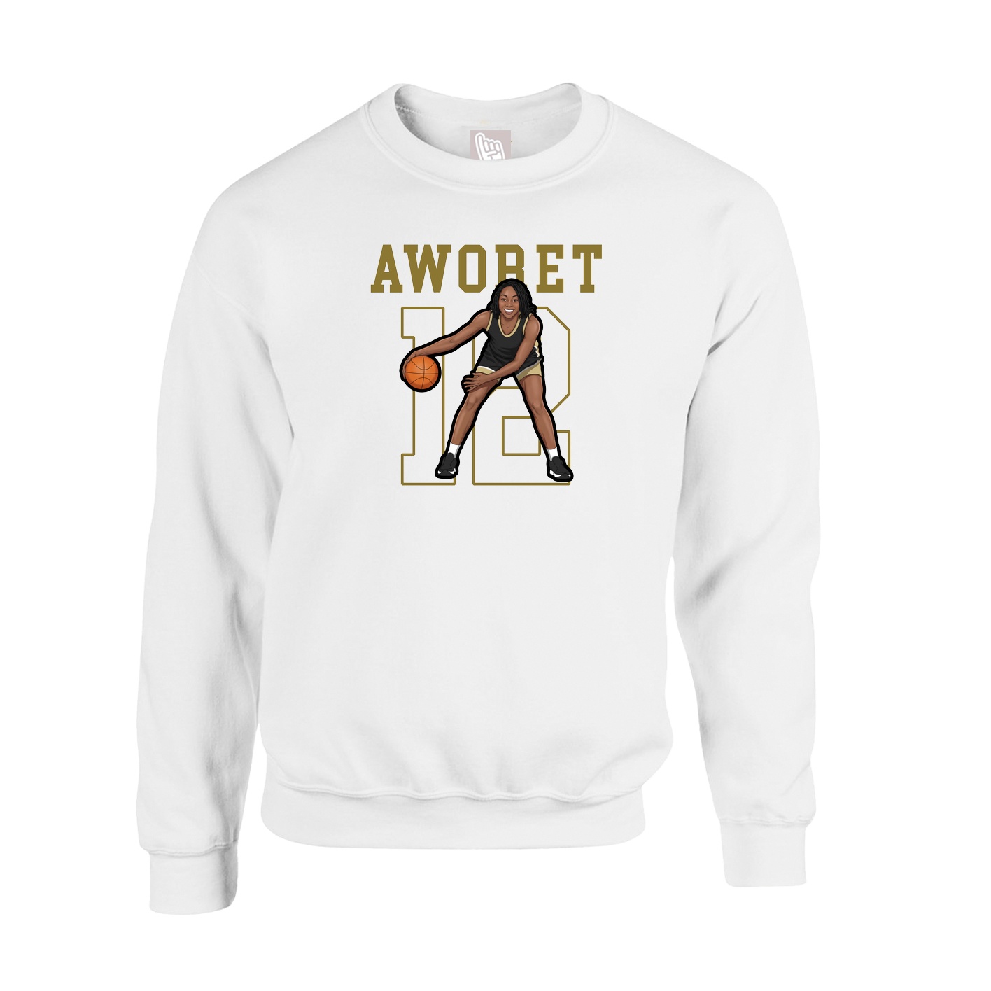 Fleece Crew — Shirsey in White