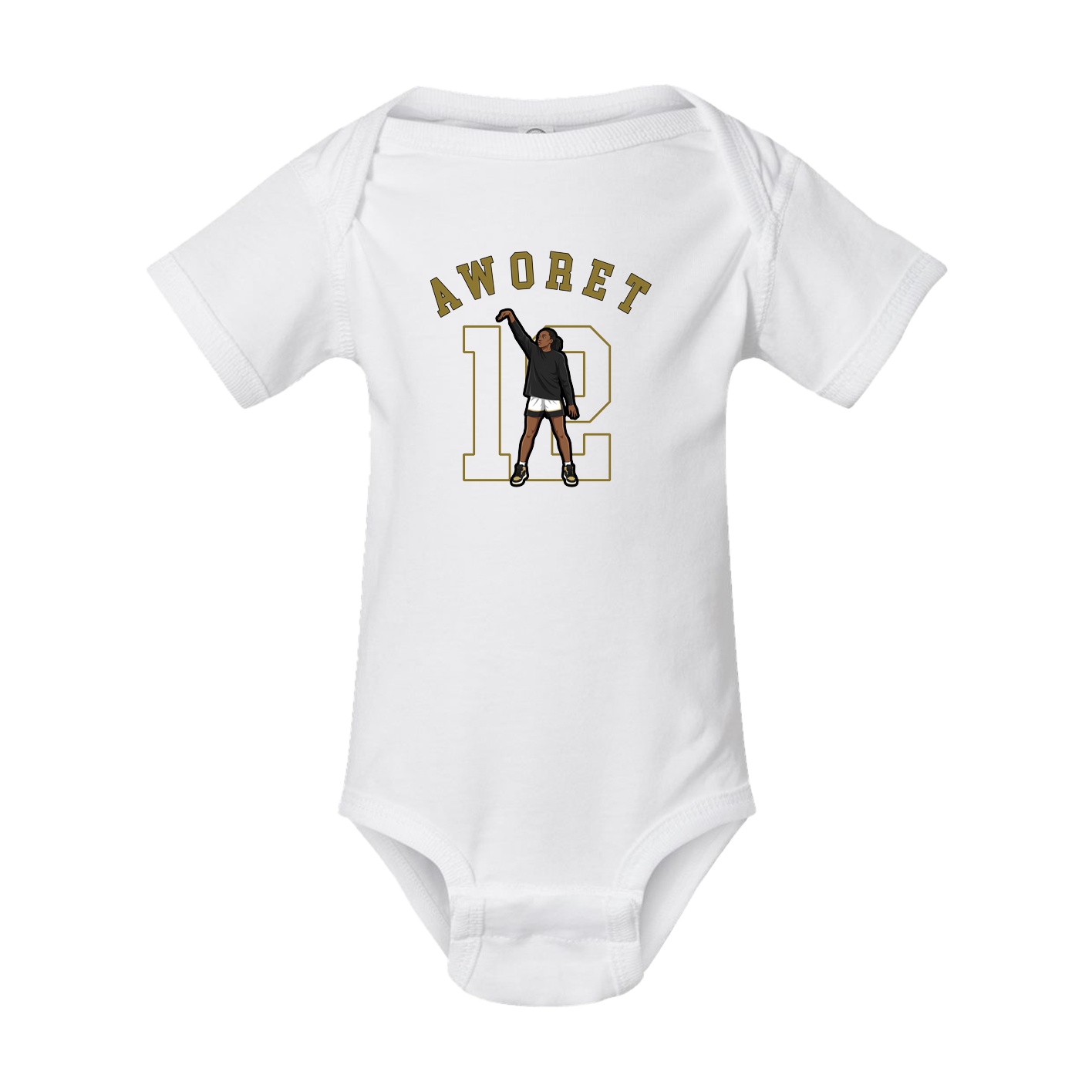Baby Onesie — Shirsey Arch in White