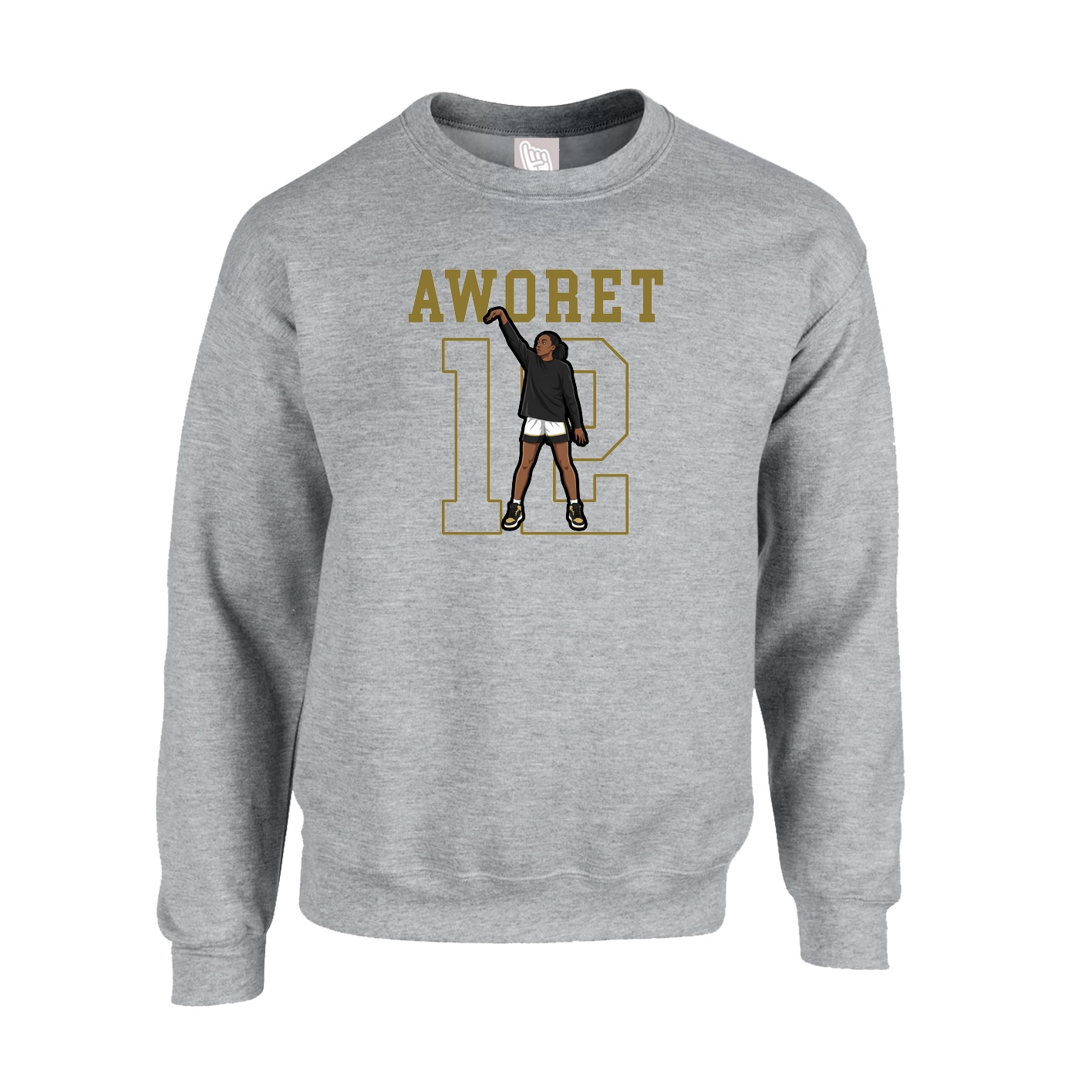 Fleece Crew — Shirsey in Grey