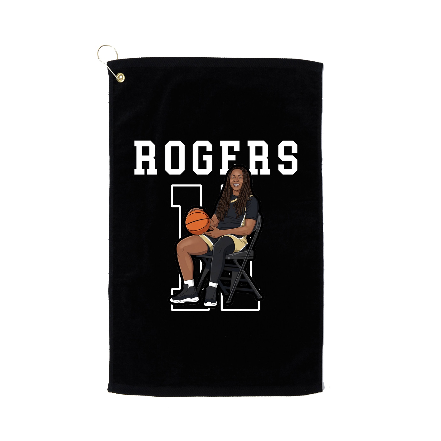 Golf Towel — Shirsey in Black