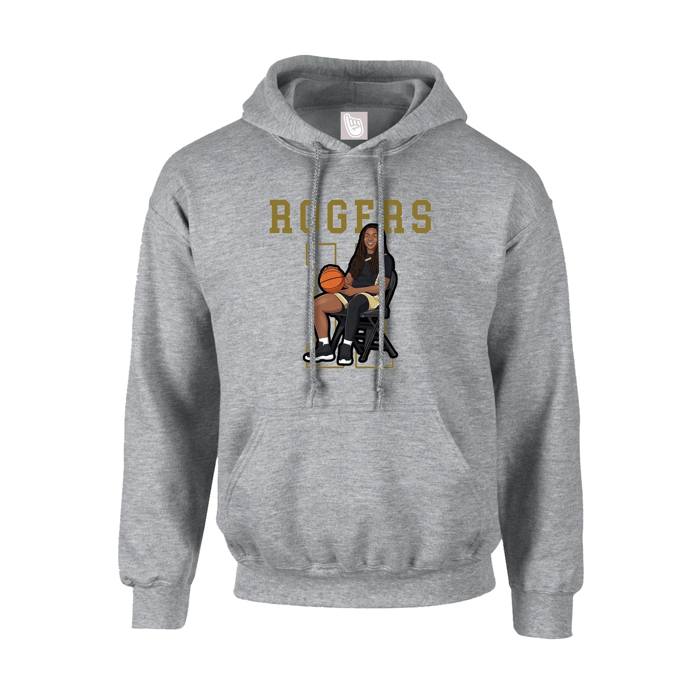 Hoodie — Shirsey in Grey