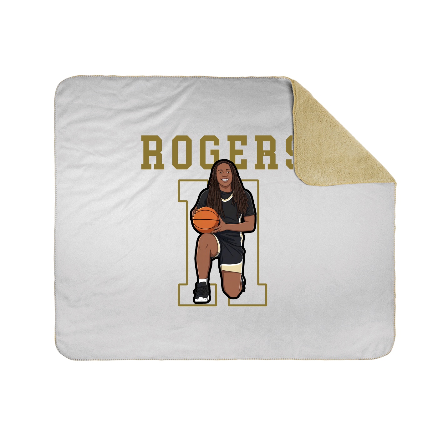 Throw Blanket — Shirsey in White