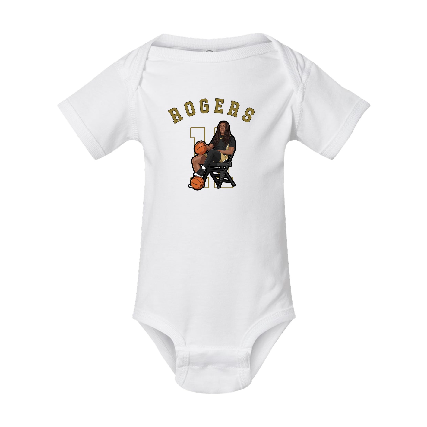 Baby Onesie — Shirsey Arch in White