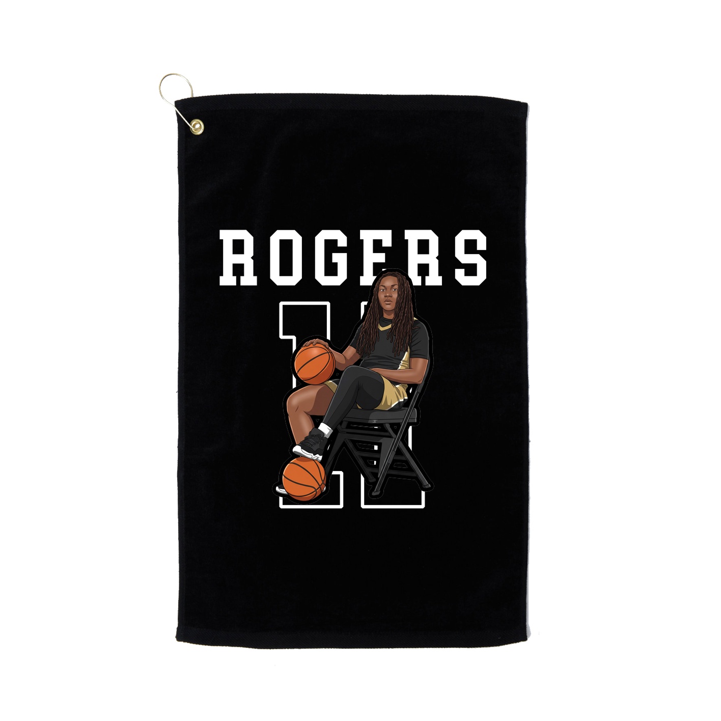 Golf Towel — Shirsey in Black