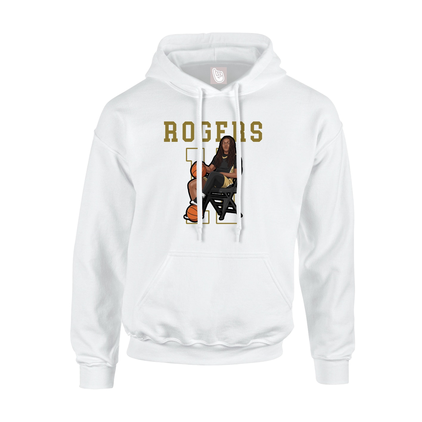 Hoodie — Shirsey in White