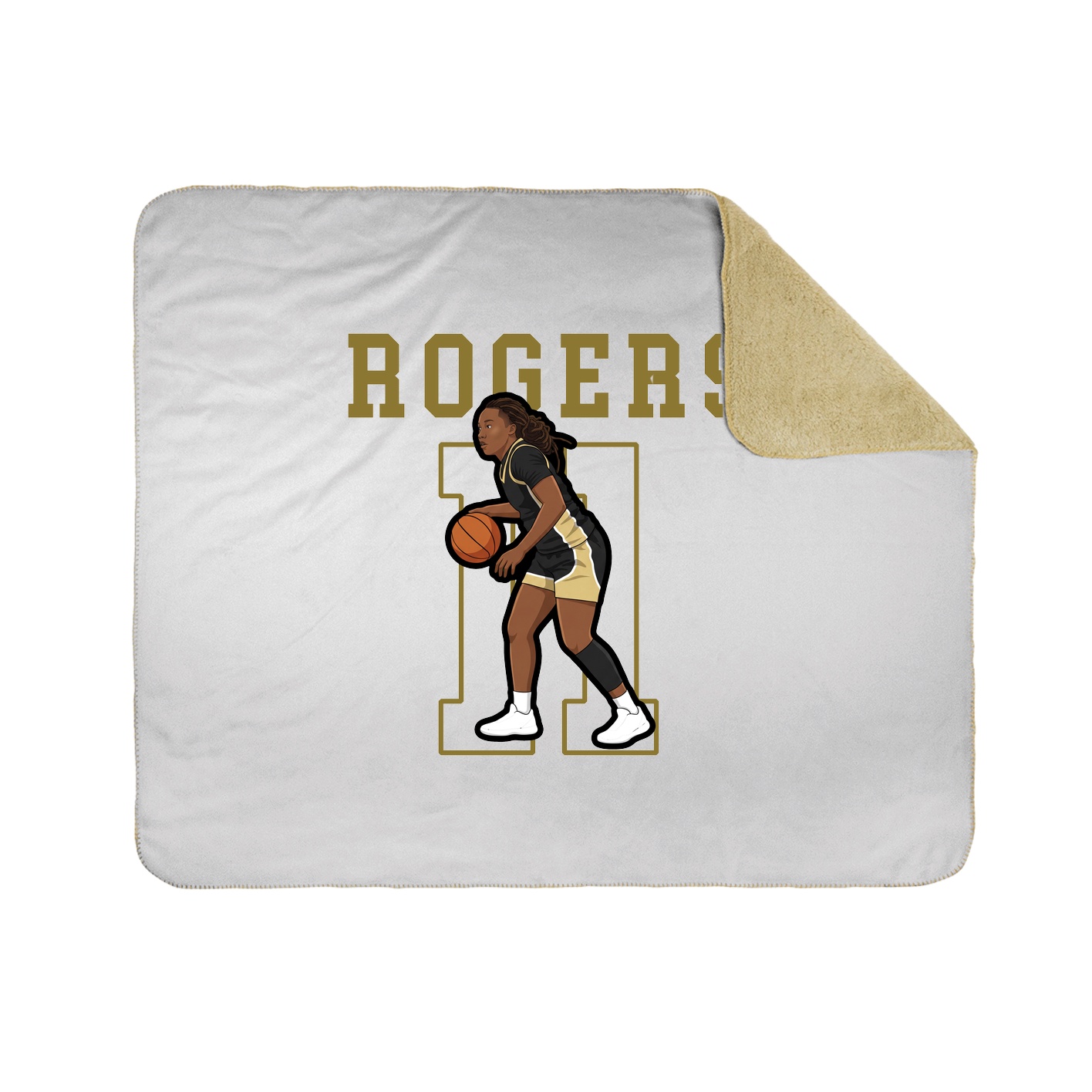 Throw Blanket — Shirsey in White