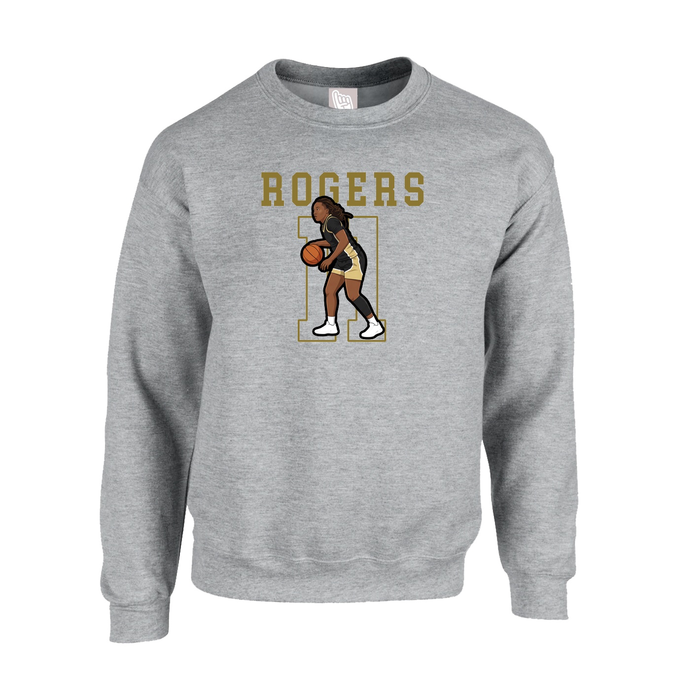 Fleece Crew — Shirsey in Grey