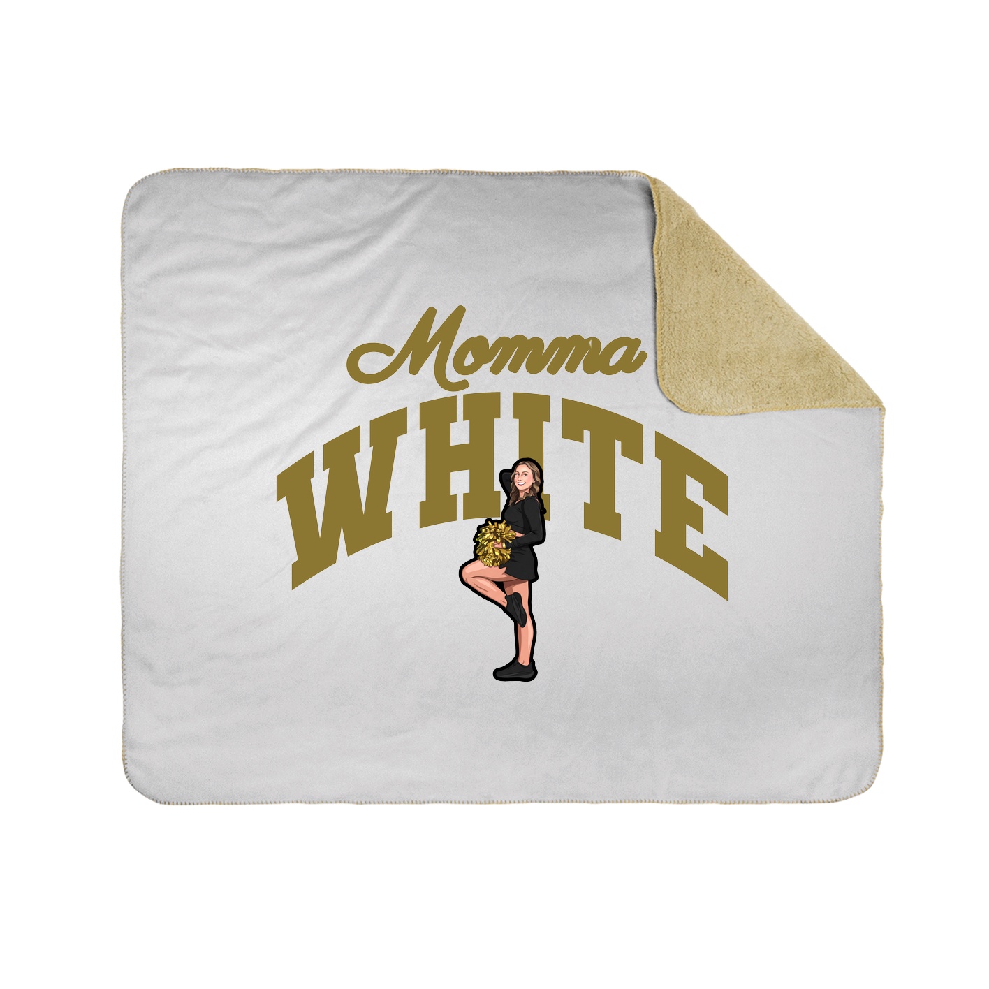 Throw Blanket — Mothers Day Arch in White