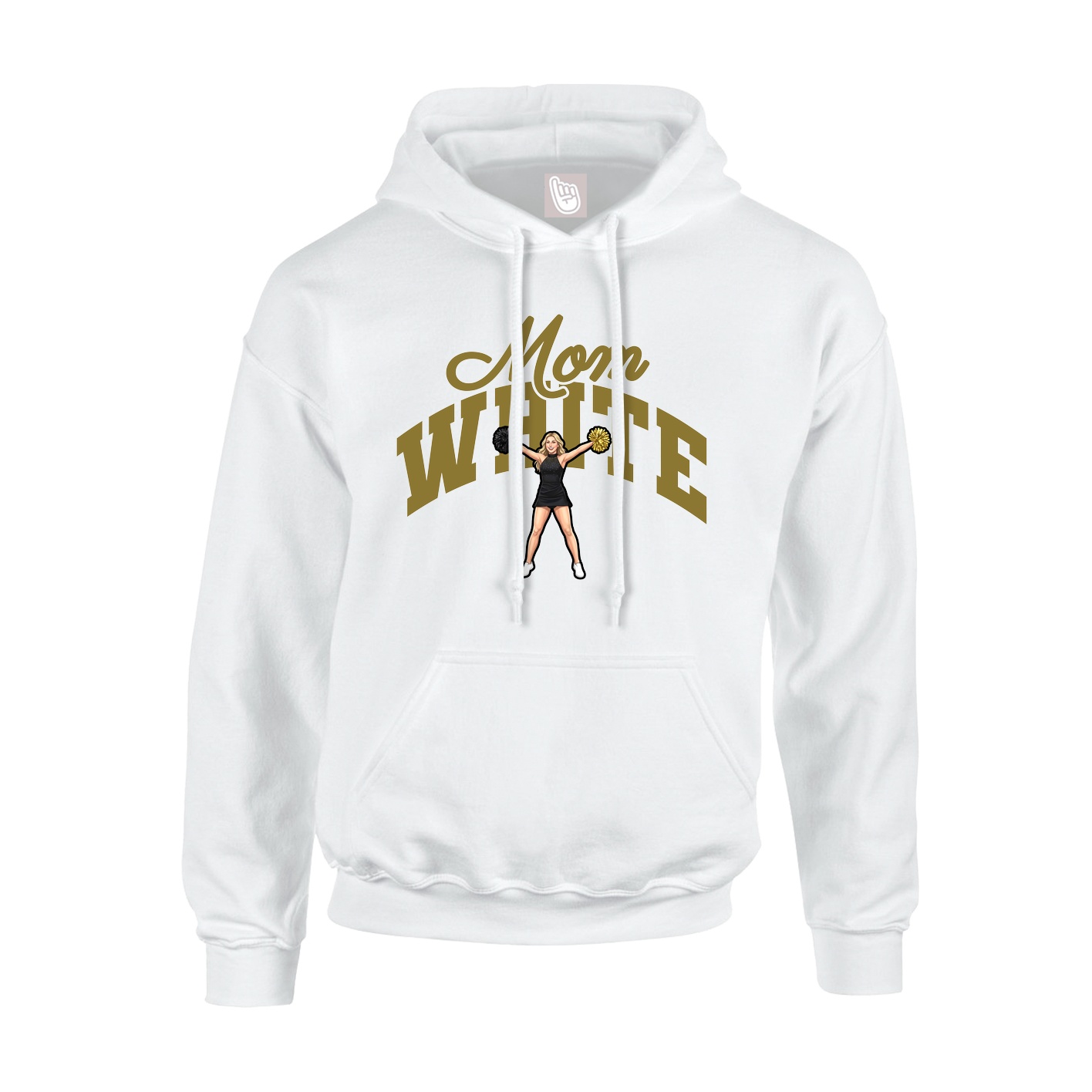 Hoodie — Mothers Day Arch in White