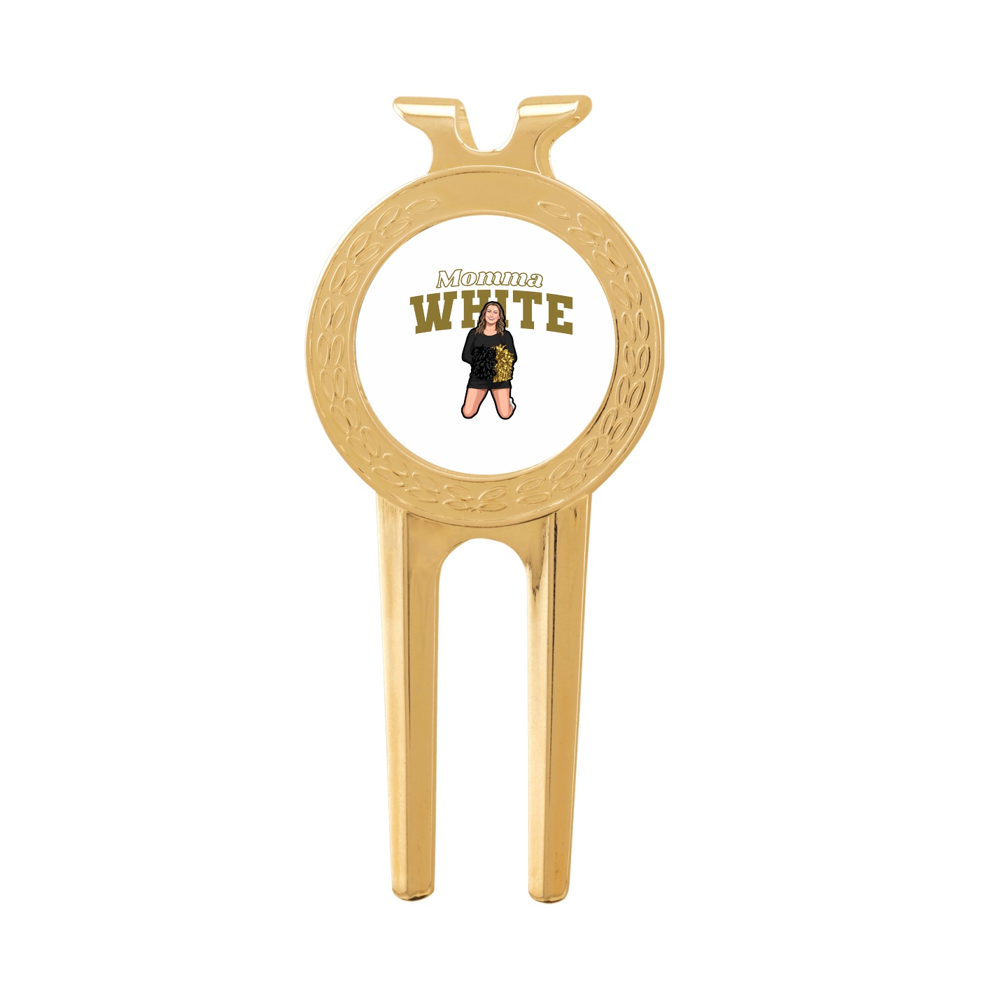 Divot Tool with Ball Marker — Mothers Day Block in Classic