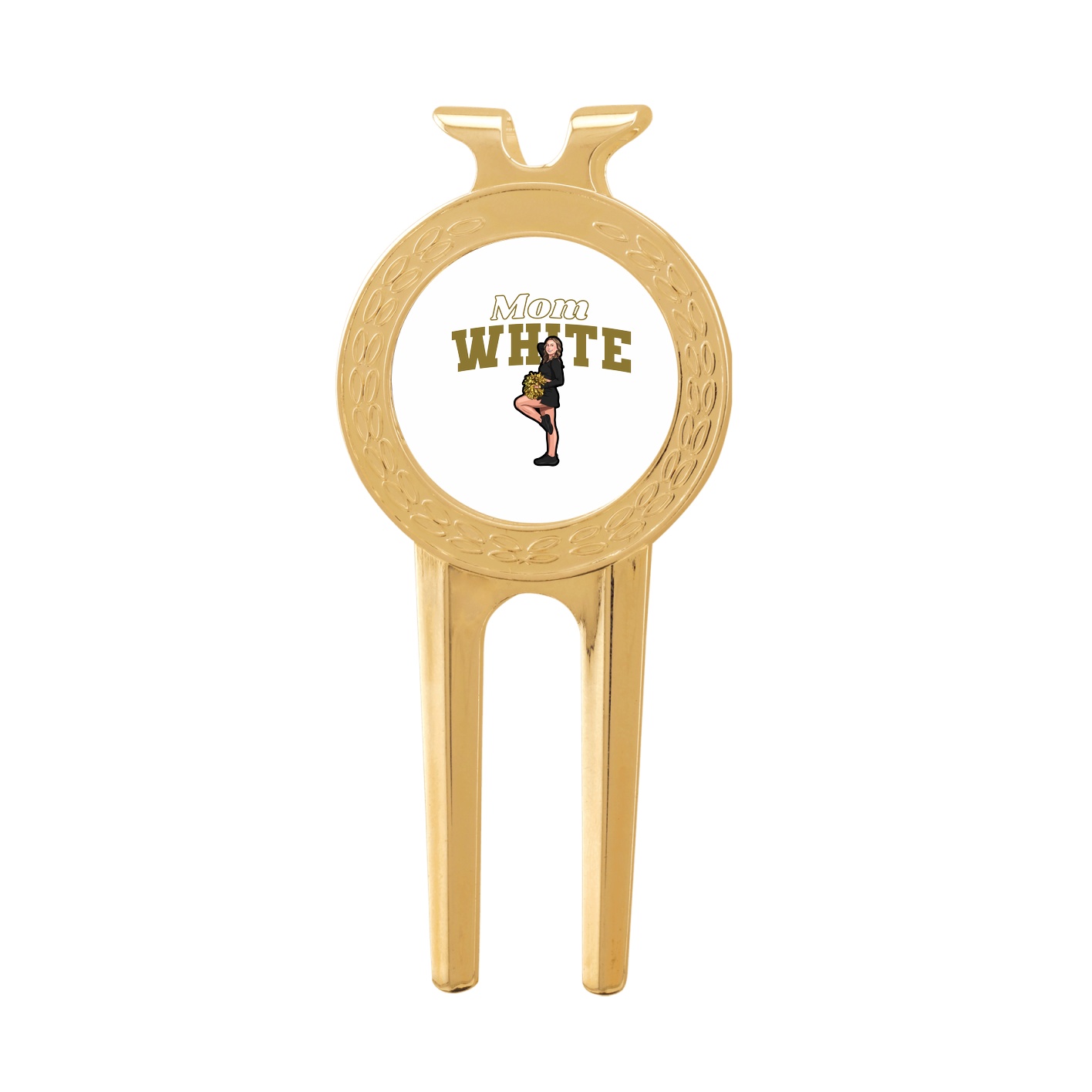 Divot Tool with Ball Marker — Mothers Day Block in Classic
