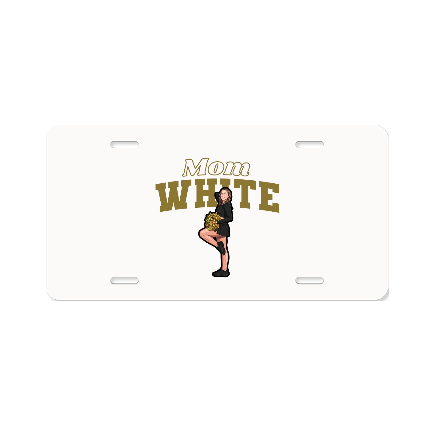 License Plate — Mothers Day Block in Classic
