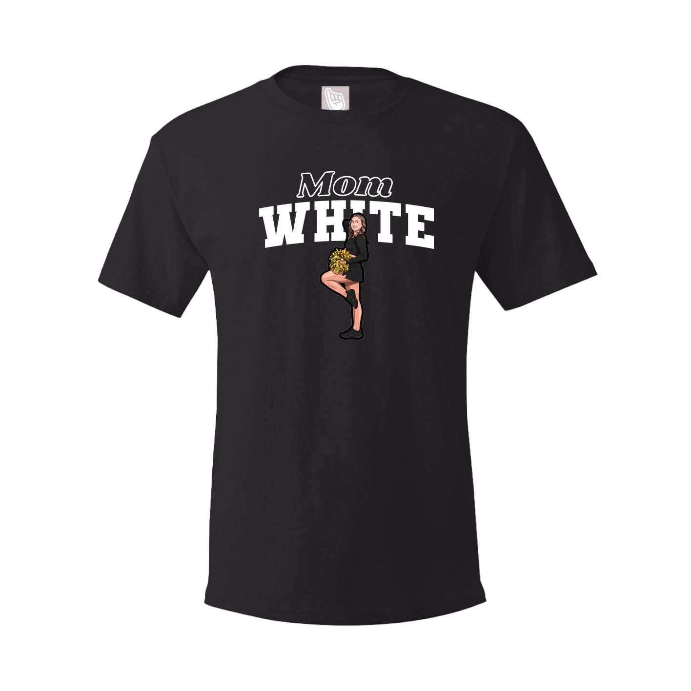 Youth Tee — Mothers Day Block in Black