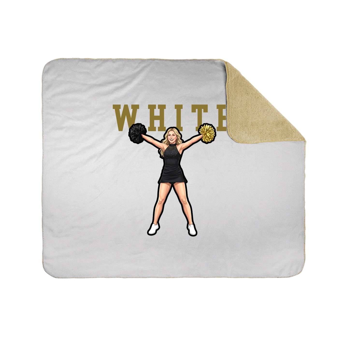 Throw Blanket — Shirsey in White